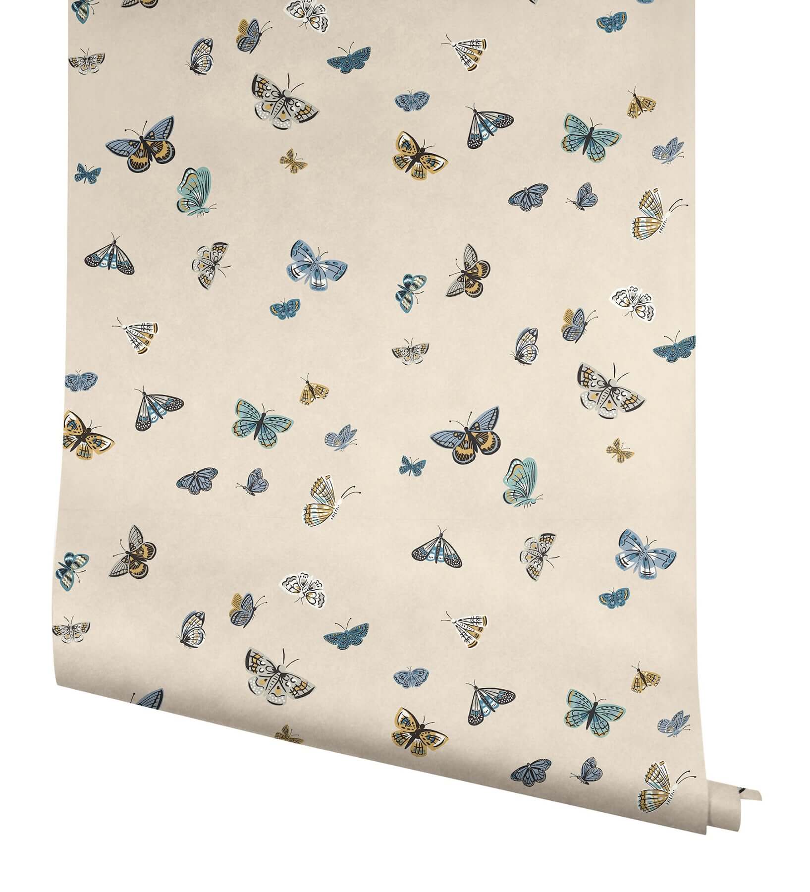 butterfly-house-linen-peel-stick-wallpaper-york-wallcoverings-psw1649rl - York Wallpaper Wallpaper
