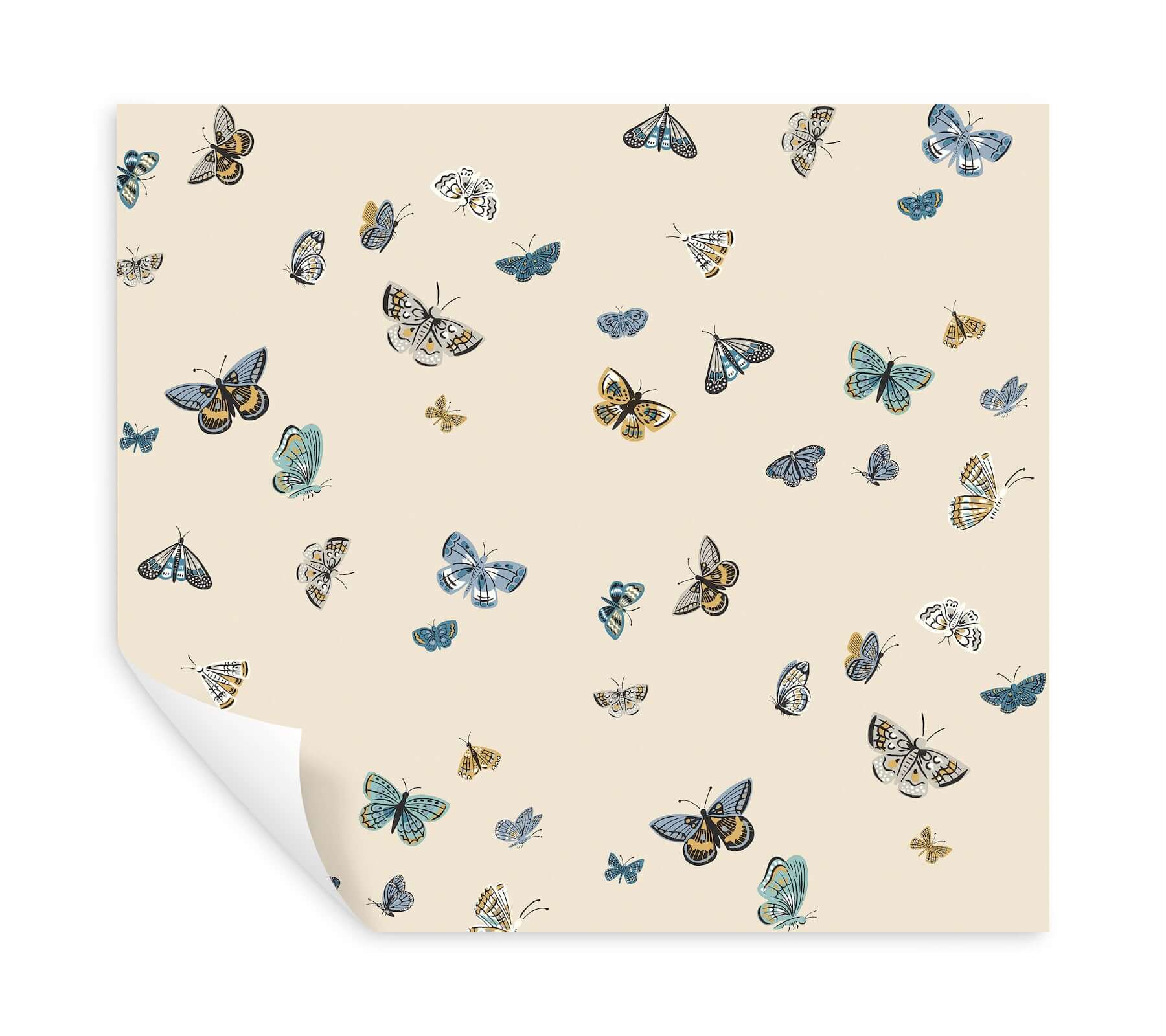 butterfly-house-linen-peel-stick-wallpaper-york-wallcoverings-psw1649rl - York Wallpaper Wallpaper