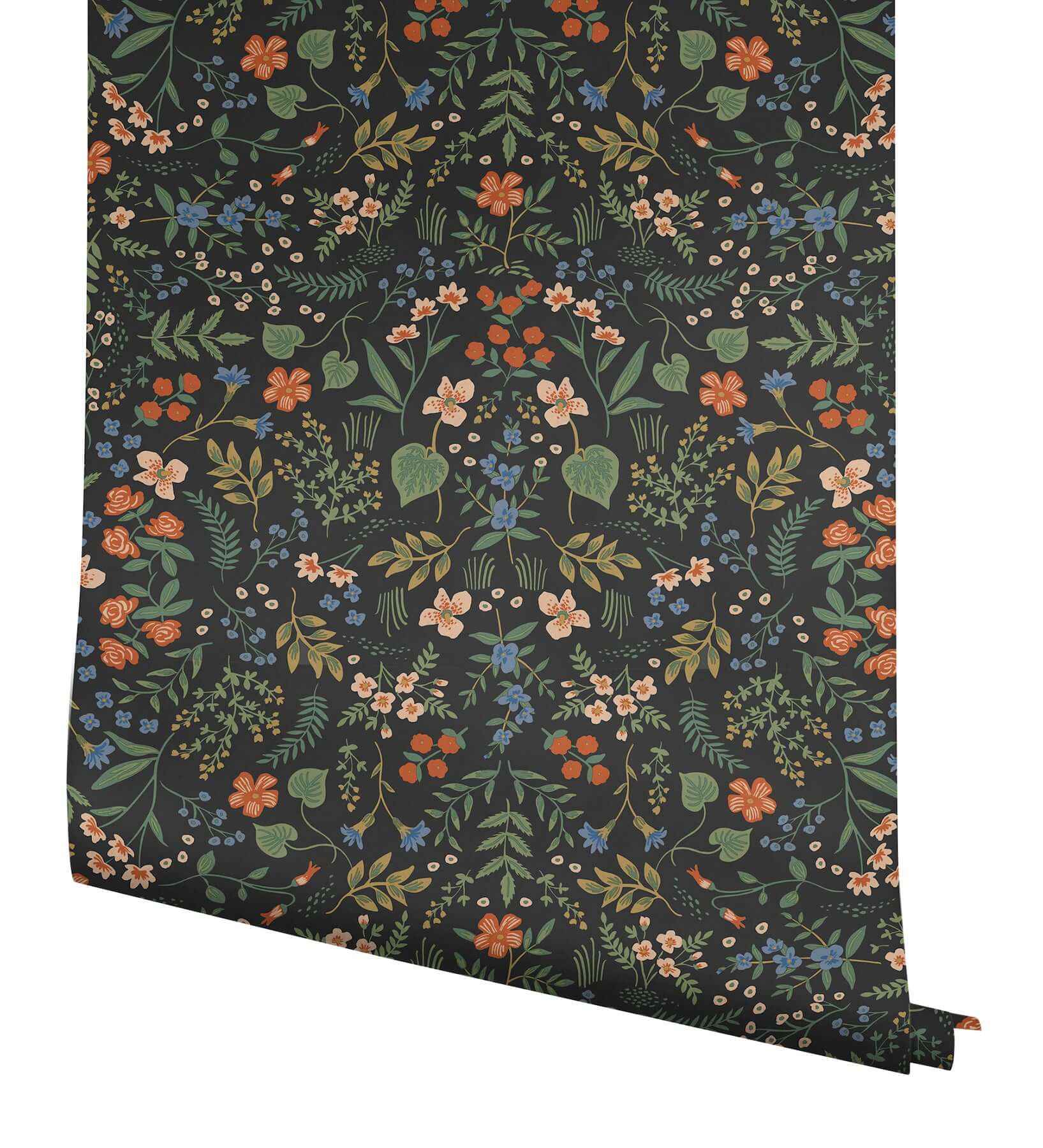 Wildwood Black Peel & Stick Wallpaper - York Wallcoverings - PSW1623RL - York Wallcoverings Wallpaper