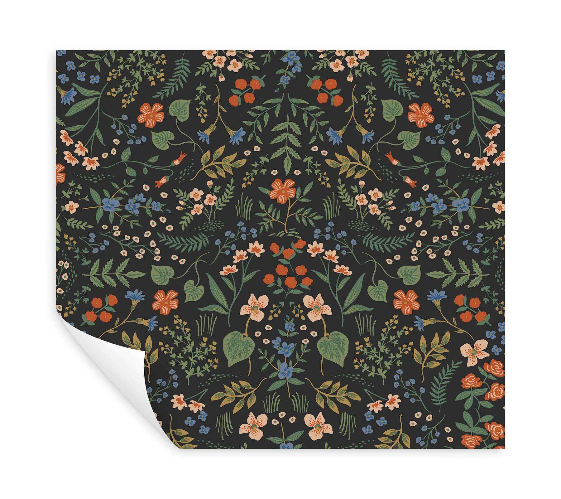 Wildwood Black Peel & Stick Wallpaper - York Wallcoverings - PSW1623RL - York Wallcoverings Wallpaper