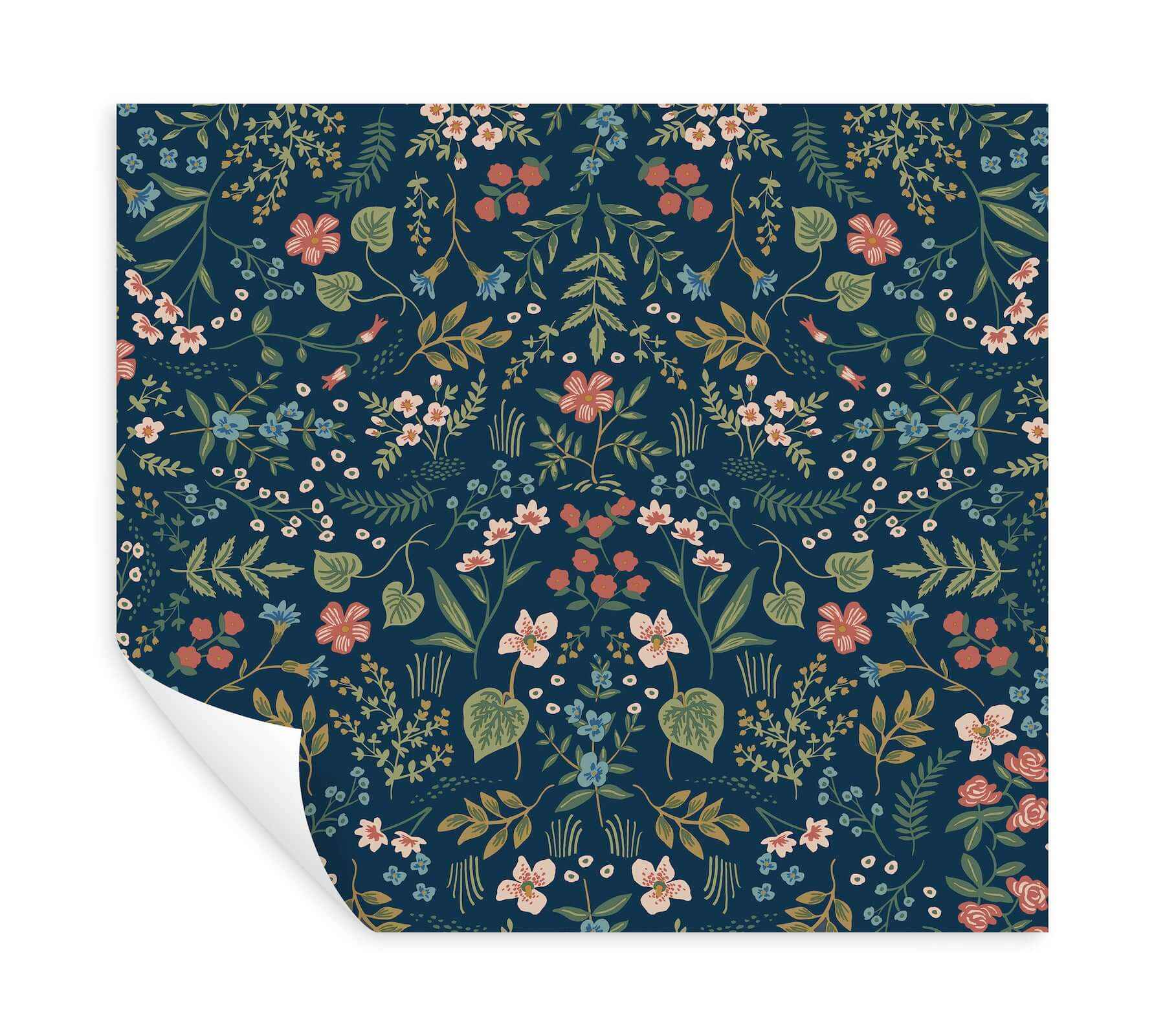 Wildwood Navy Peel & Stick Wallpaper - York Wallcoverings - PSW1622RL - York Wallcoverings Wallpaper