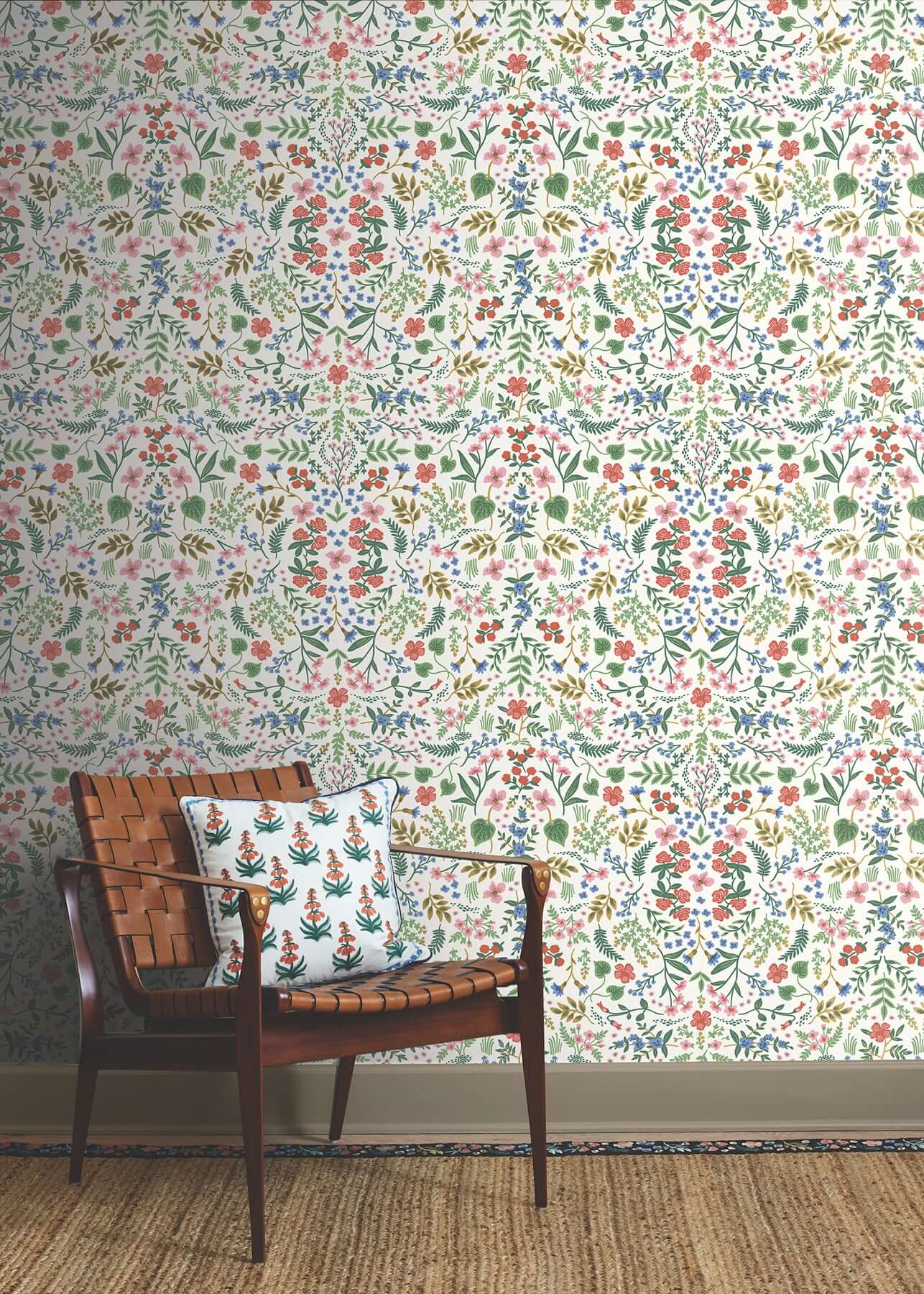 wildwood-rose-peel-stick-wallpaper-york-wallcoverings-psw1624rl - York Wallcoverings Wallpaper