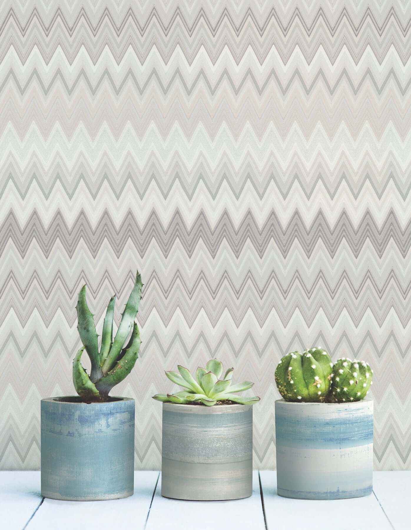 Zig Zag Beige Peel & Stick Wallpaper - York Wallcoverings - PSW1643RL