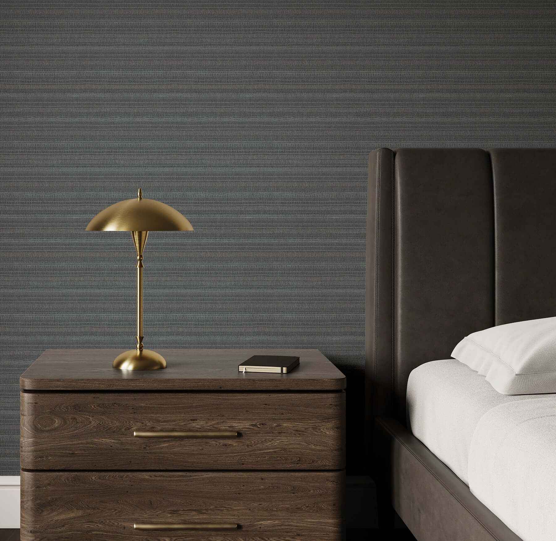 In The Details Charcoal Wallpaper - York Wallcoverings - MJ4875N