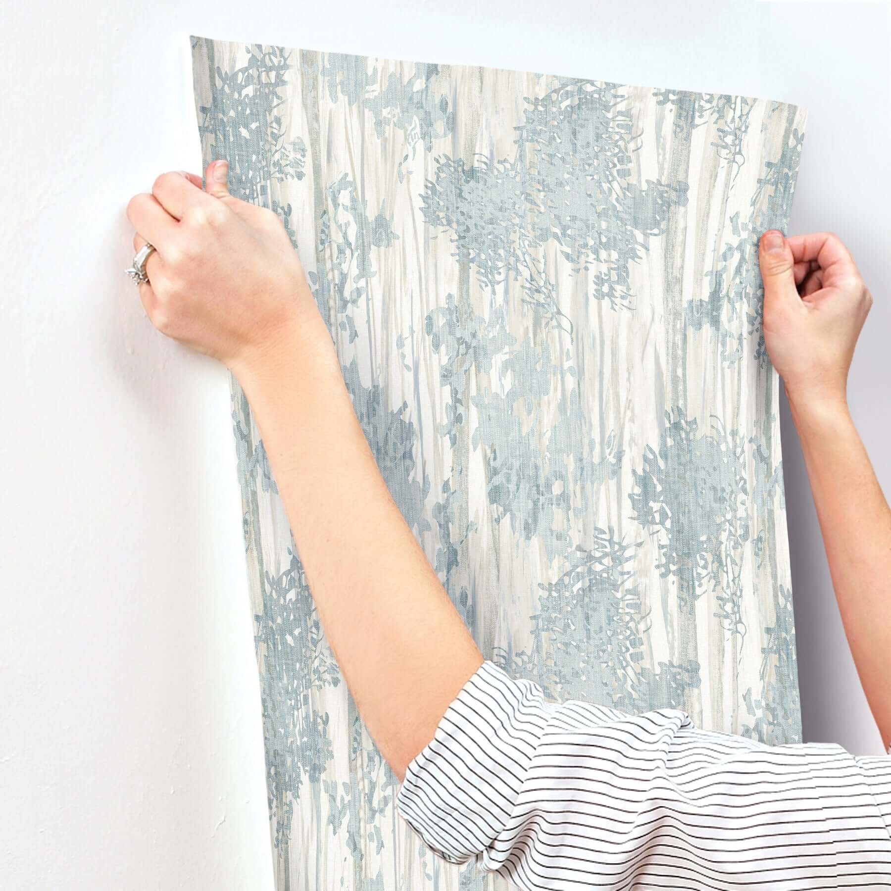 aspen-grove-blue-wallpaper-york-wallcoverings-gn2602 - York Wallpaper Wallpaper