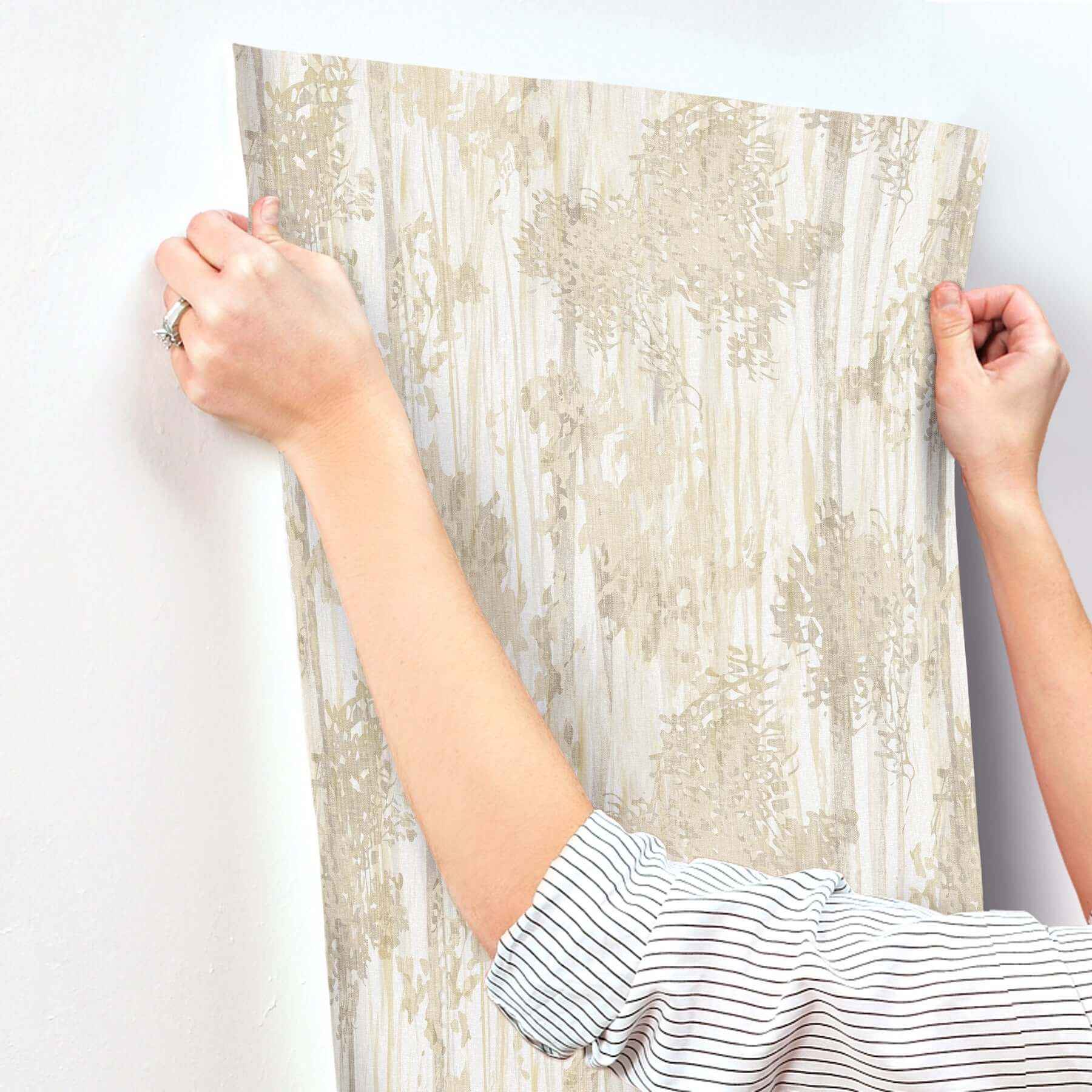 Aspen Grove Sand Wallpaper - York Wallcoverings - GN2604 - York Wallcoverings Wallpaper