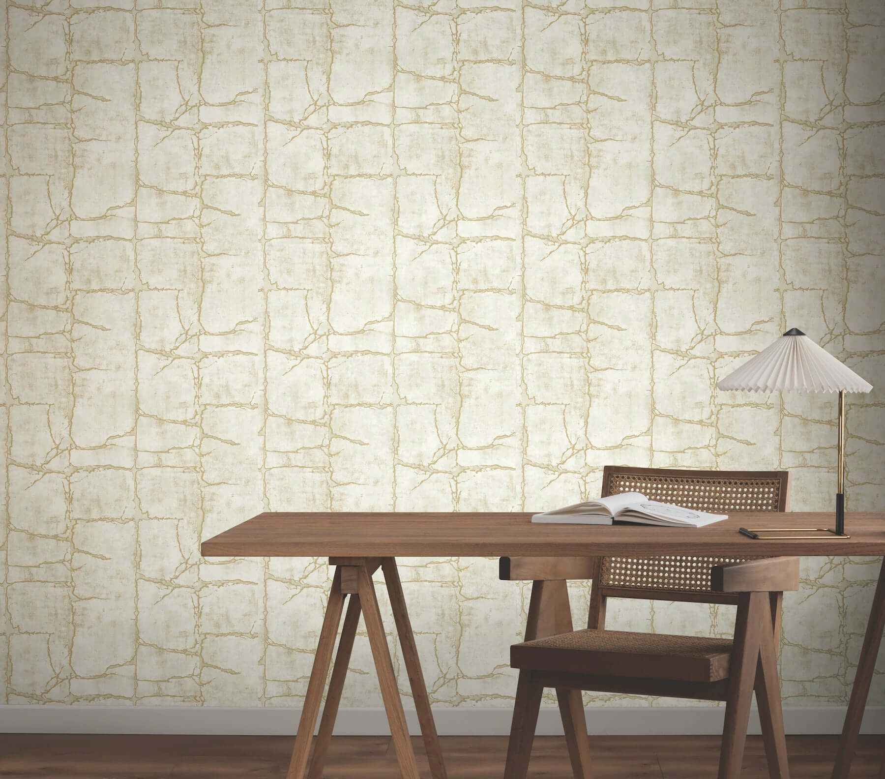 Mojave Gold Wallpaper - York Wallcoverings - GN2584