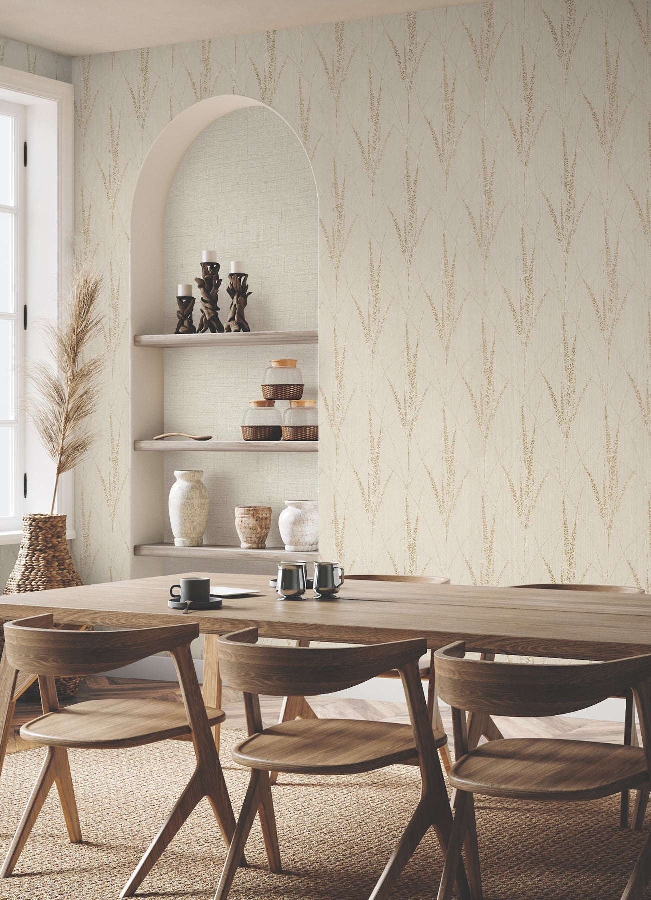 graceful-willow-wallpaper-pale-straw-york-wallcoverings-gn2642