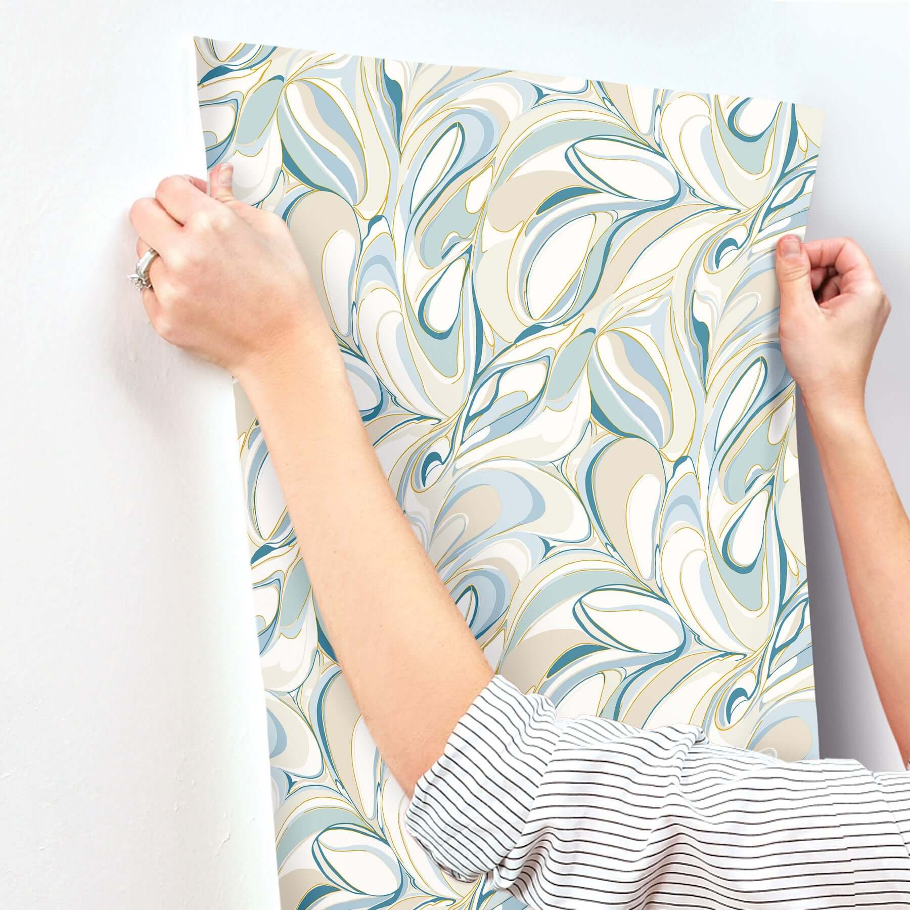 achate-blue-wallpaper-york-wallcoverings-gn2562 - York Wallpaper Wallpaper