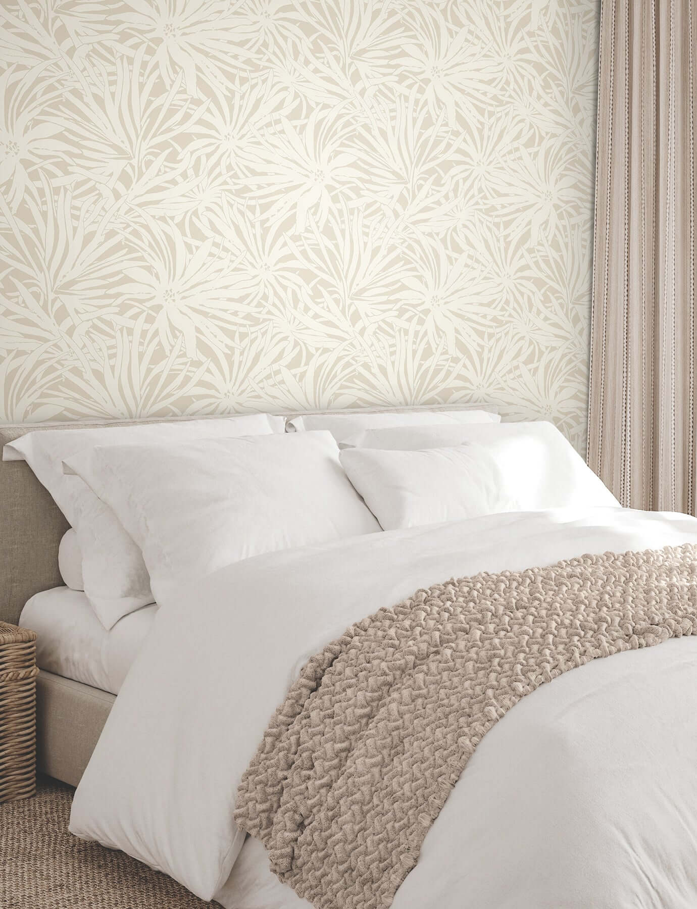 floral-canopy-linen-wallpaper-york-wallcoverings-gn2571 - York Wallpaper Wallpaper