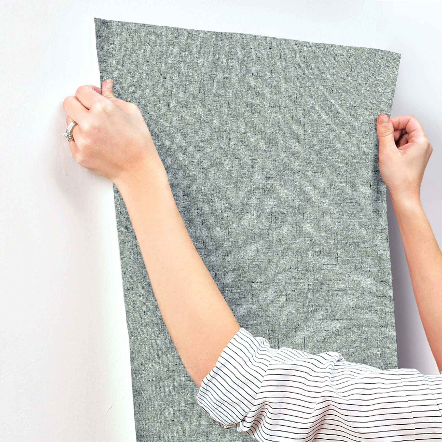 Hillswick Tweed Indigo Wallpaper - York Wallcoverings - GN2673 - York Wallcoverings Wallpaper