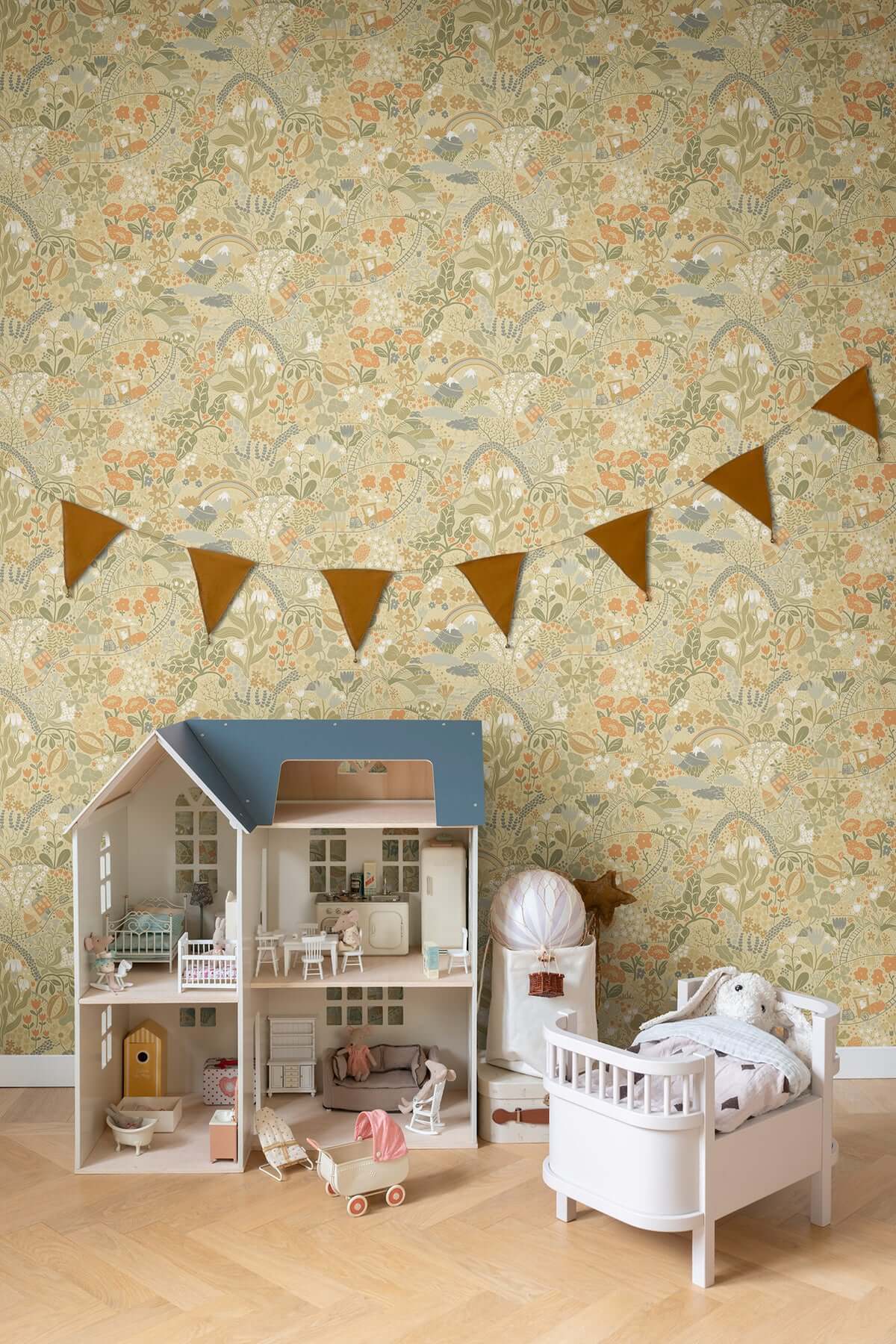 taget-yellow-wallpaper-york-wallcoverings-mb29030 - York Wallpaper Wallpaper