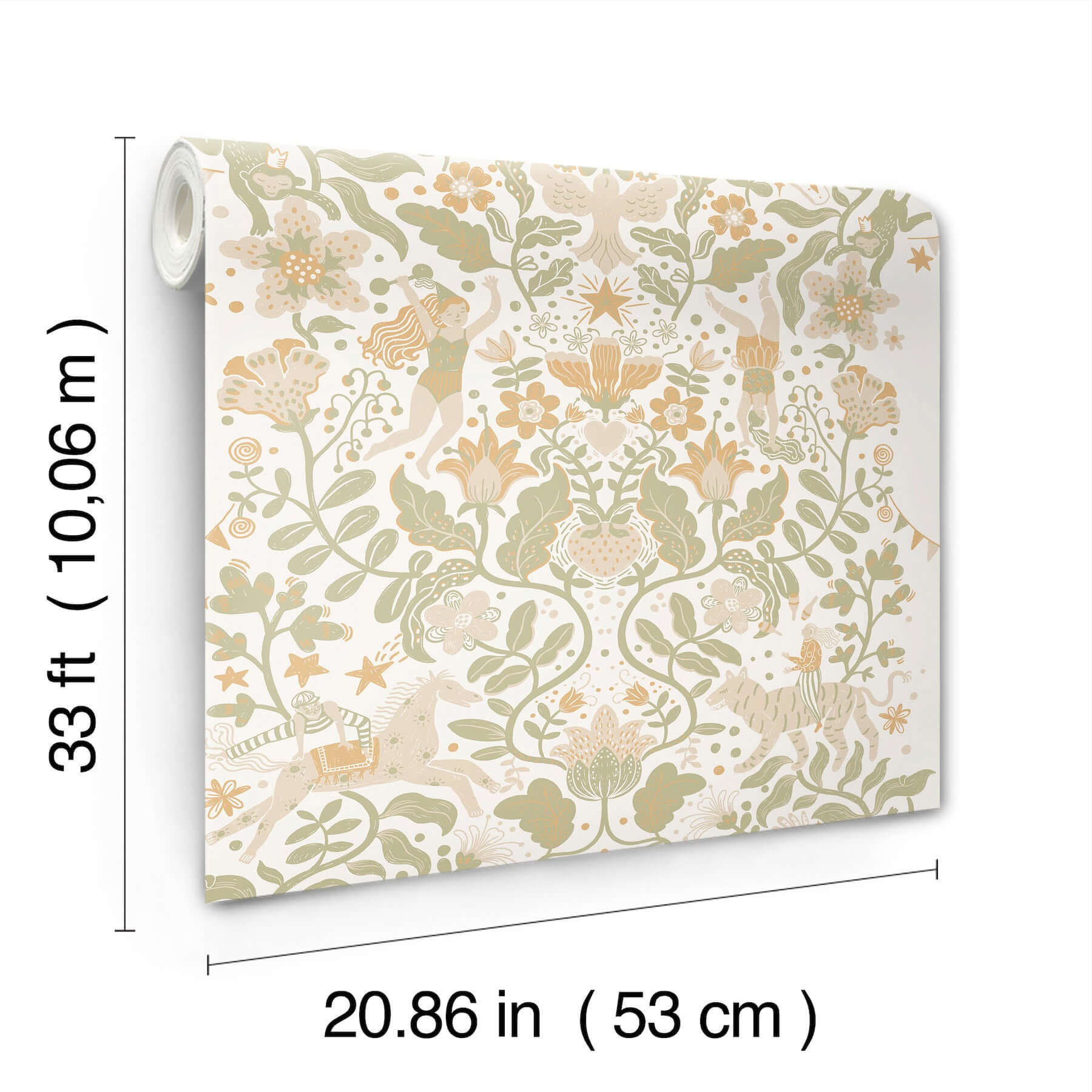 cirkus-moss-wallpaper-york-wallcoverings-mb29025 - York Wallpaper Wallpaper