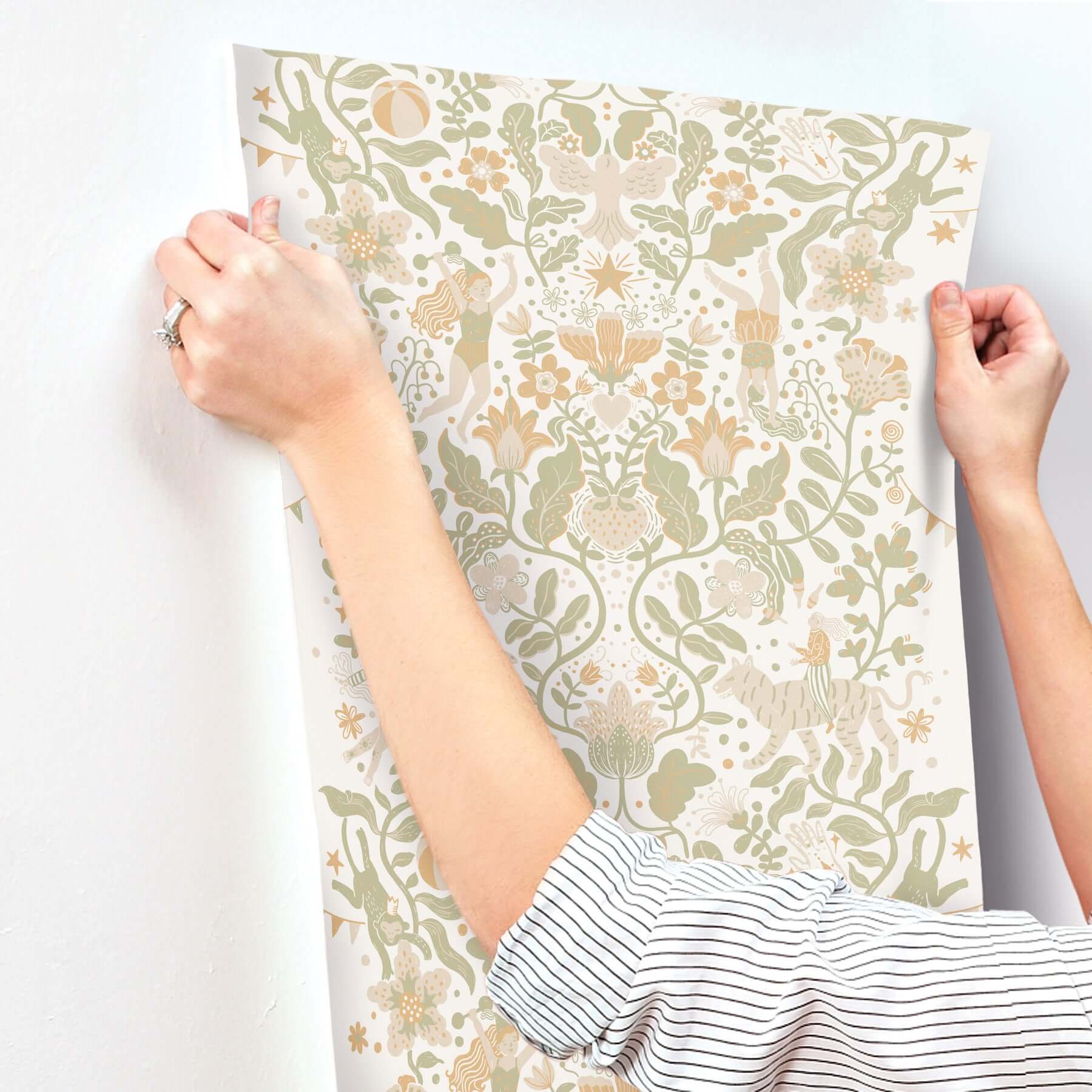 cirkus-moss-wallpaper-york-wallcoverings-mb29025 - York Wallpaper Wallpaper