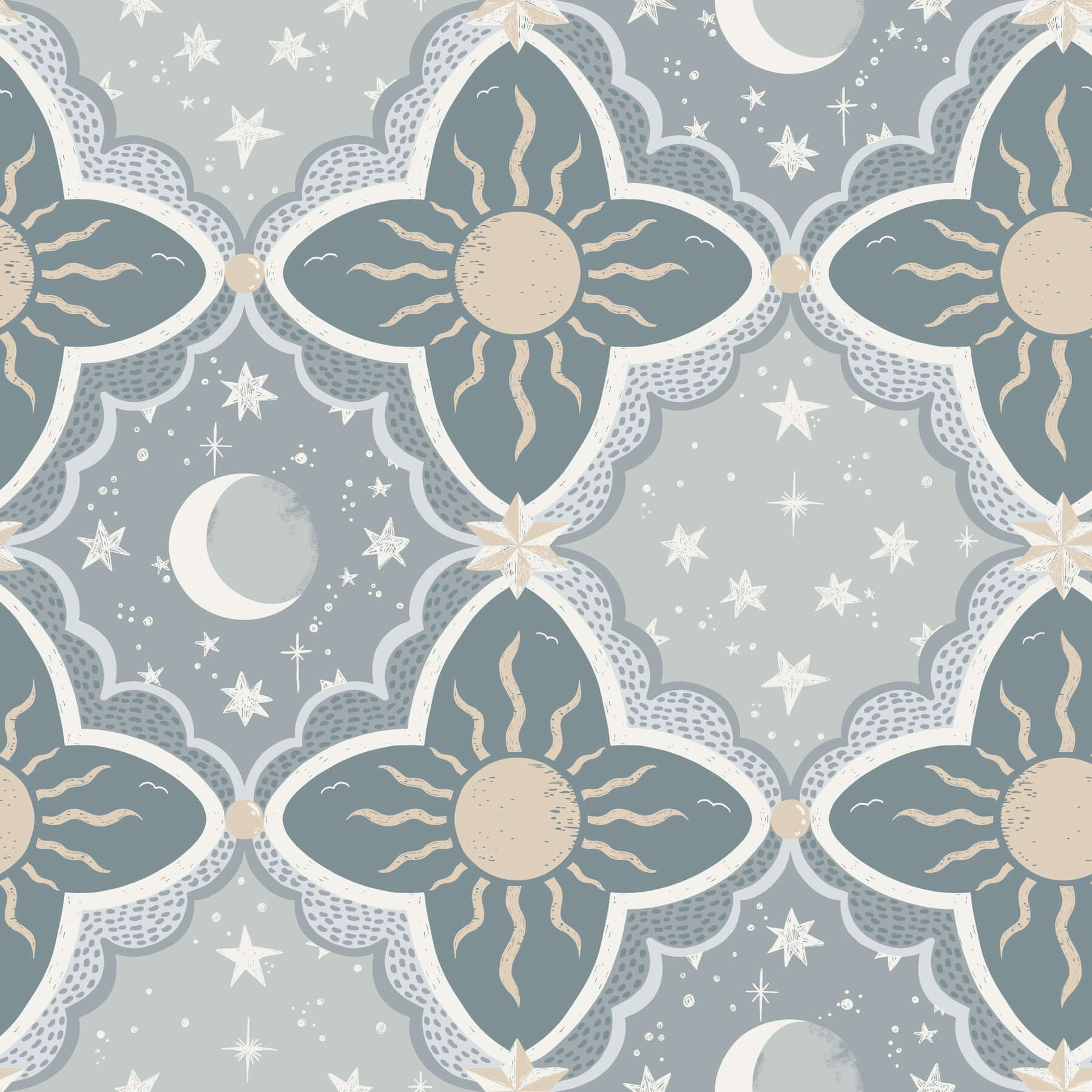 sol-mane-blue-wallpaper-york-wallcoverings-mb29034 - York Wallpaper Wallpaper