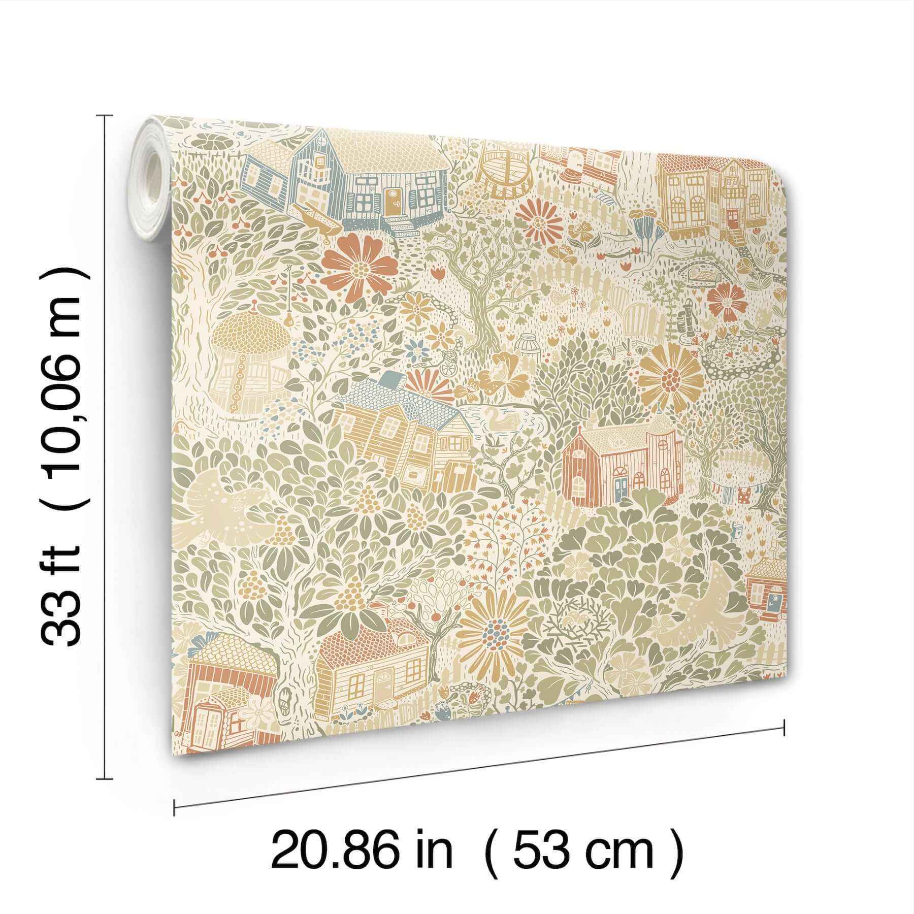 Bygga Bo Neutral Wallpaper - York Wallcoverings - MB63001 - York Wallcoverings Wallpaper