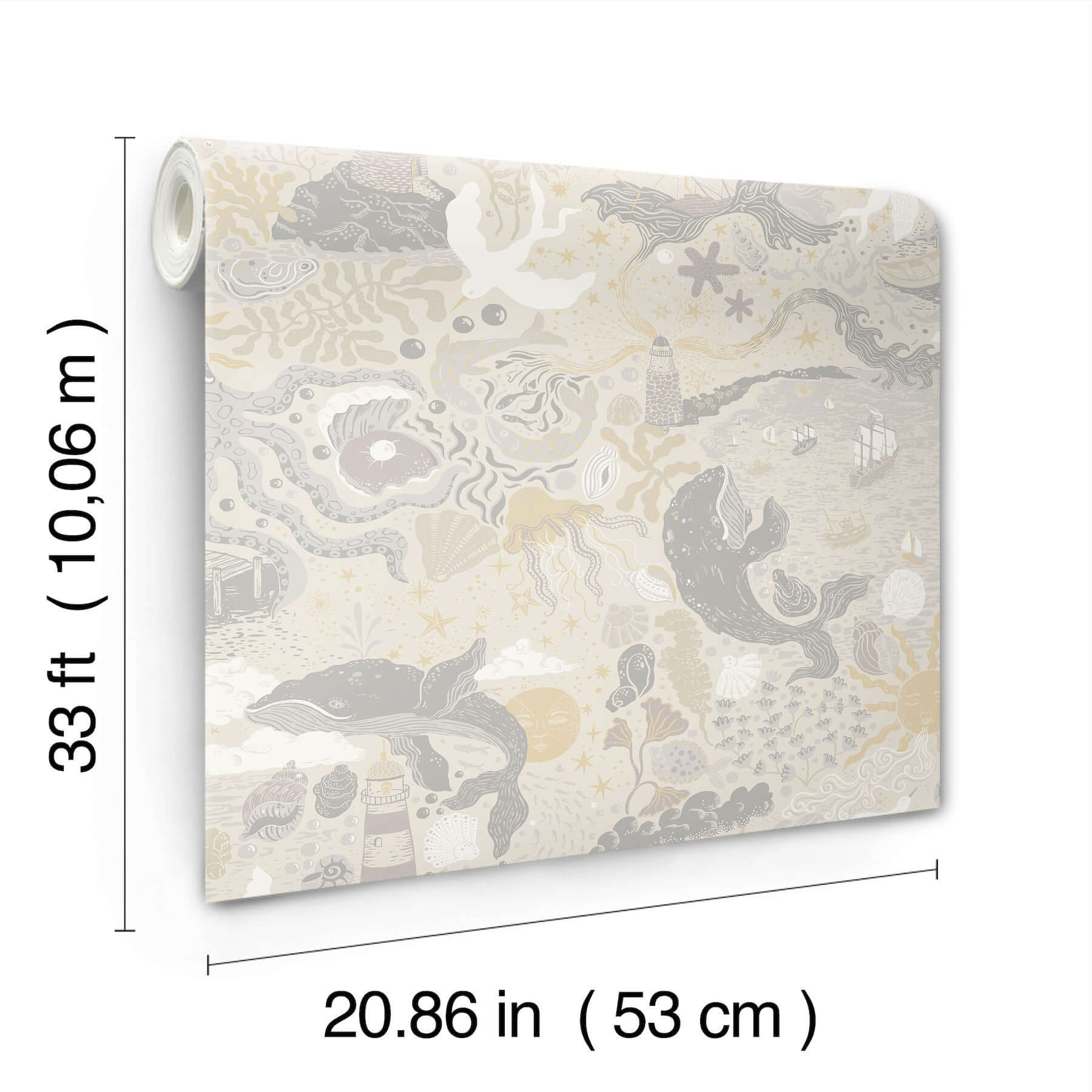 havet-grey-wallpaper-york-wallcoverings-mb29016 - York Wallpaper Wallpaper