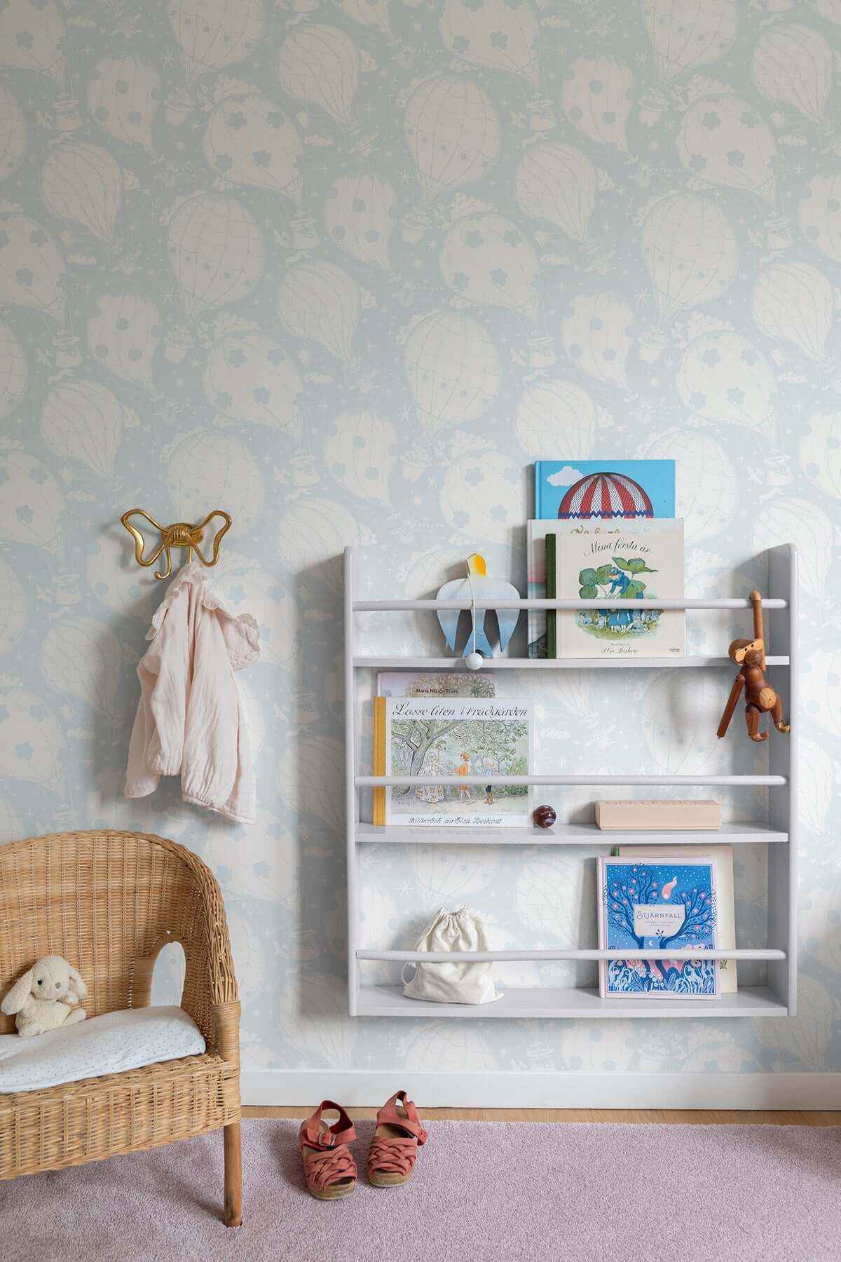 Ballongerna Light Blue Wallpaper - York Wallcoverings - MB29005 - York Wallcoverings Wallpaper