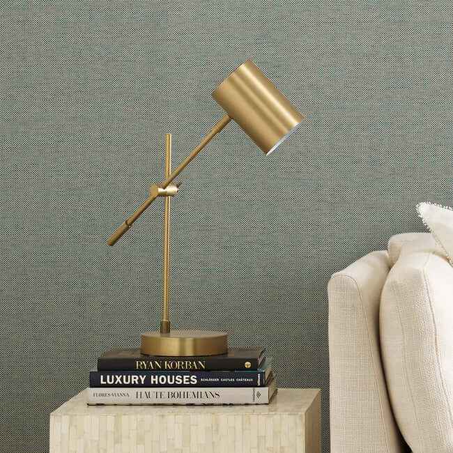Imagine Blue Neutral York High Performance Textile Wallcovering - York Wallcoverings - 208-14 - York Wallcoverings Wallpaper