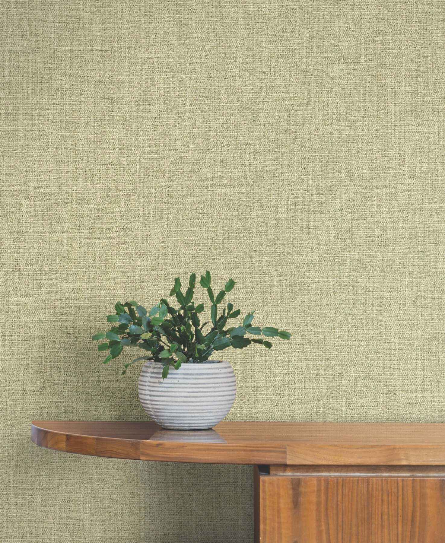 Loom Green Wallpaper - York Wallcoverings - SI26148 - York Wallcoverings Wallpaper