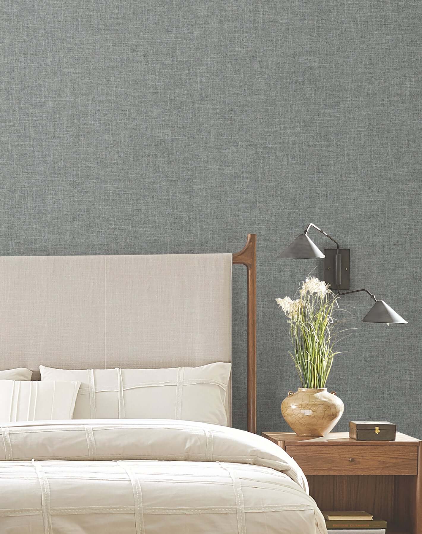 loom-silver-wallpaper-york-wallcoverings-si26141 - York Wallcoverings Wallpaper