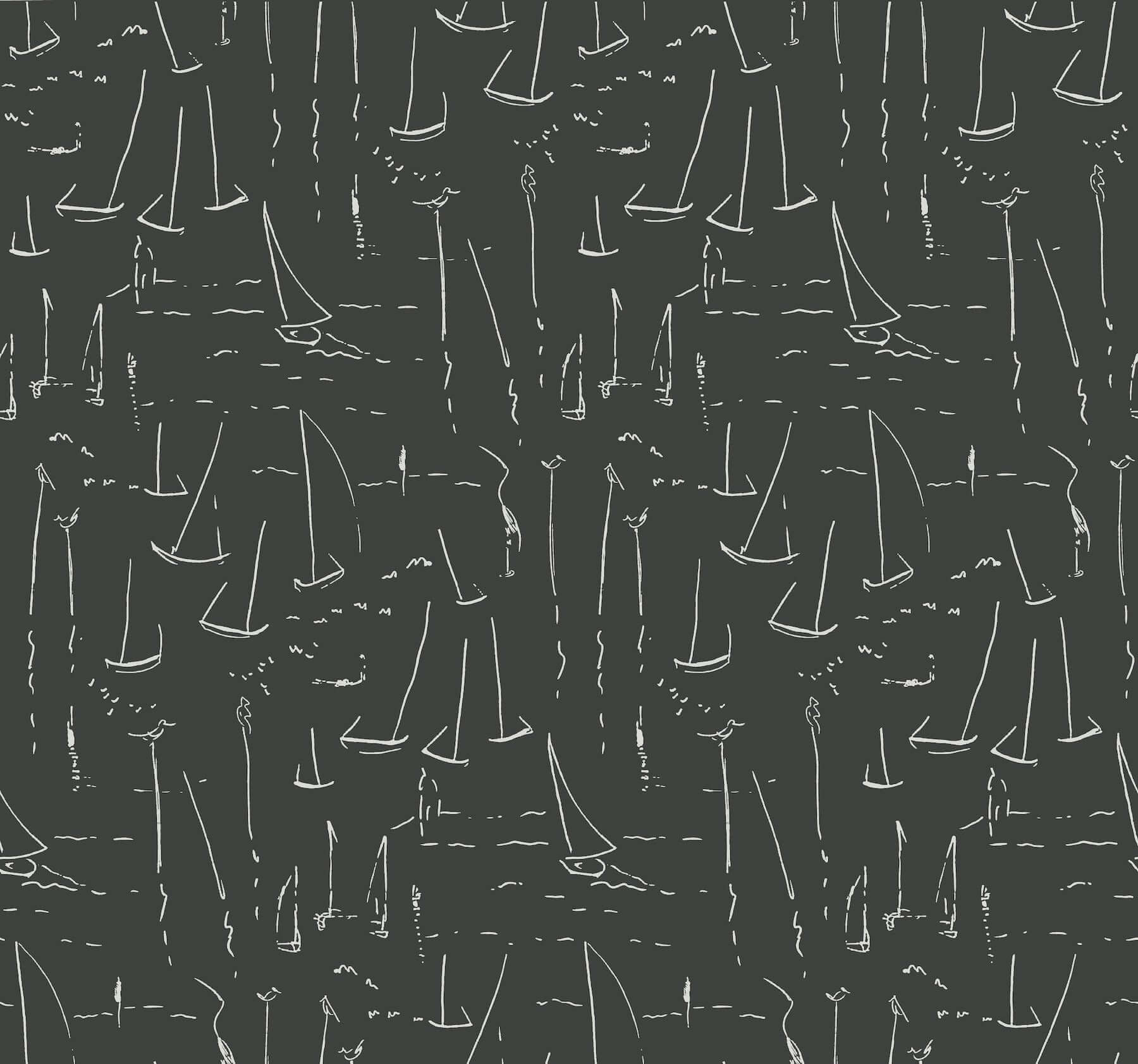 vermillion-coast-carbon-black-wallpaper-york-wallcoverings-zm2842 - York Wallpaper Wallpaper