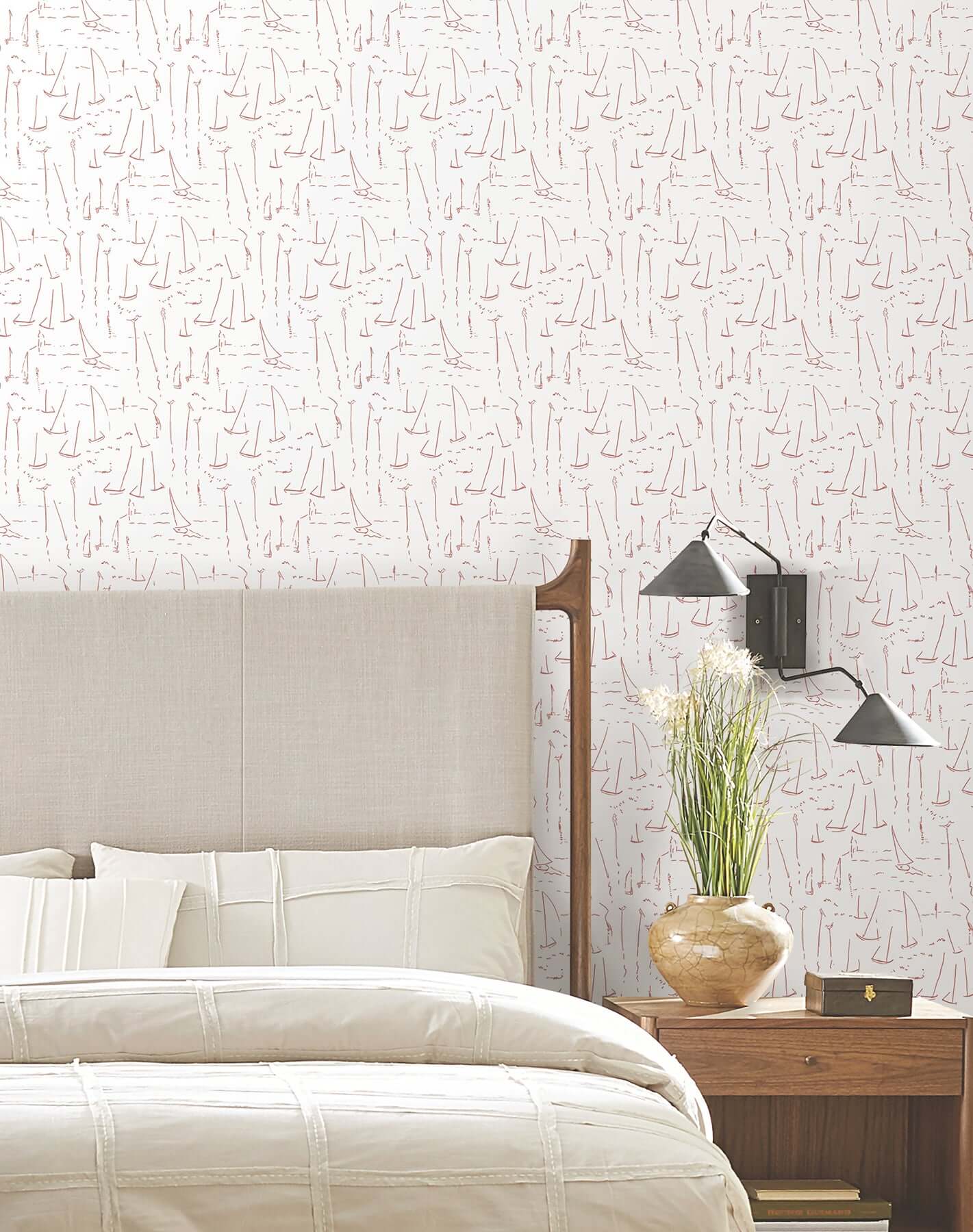 vermillion-coast-vermillion-wallpaper-york-wallcoverings-zm2843 - York Wallpaper Wallpaper