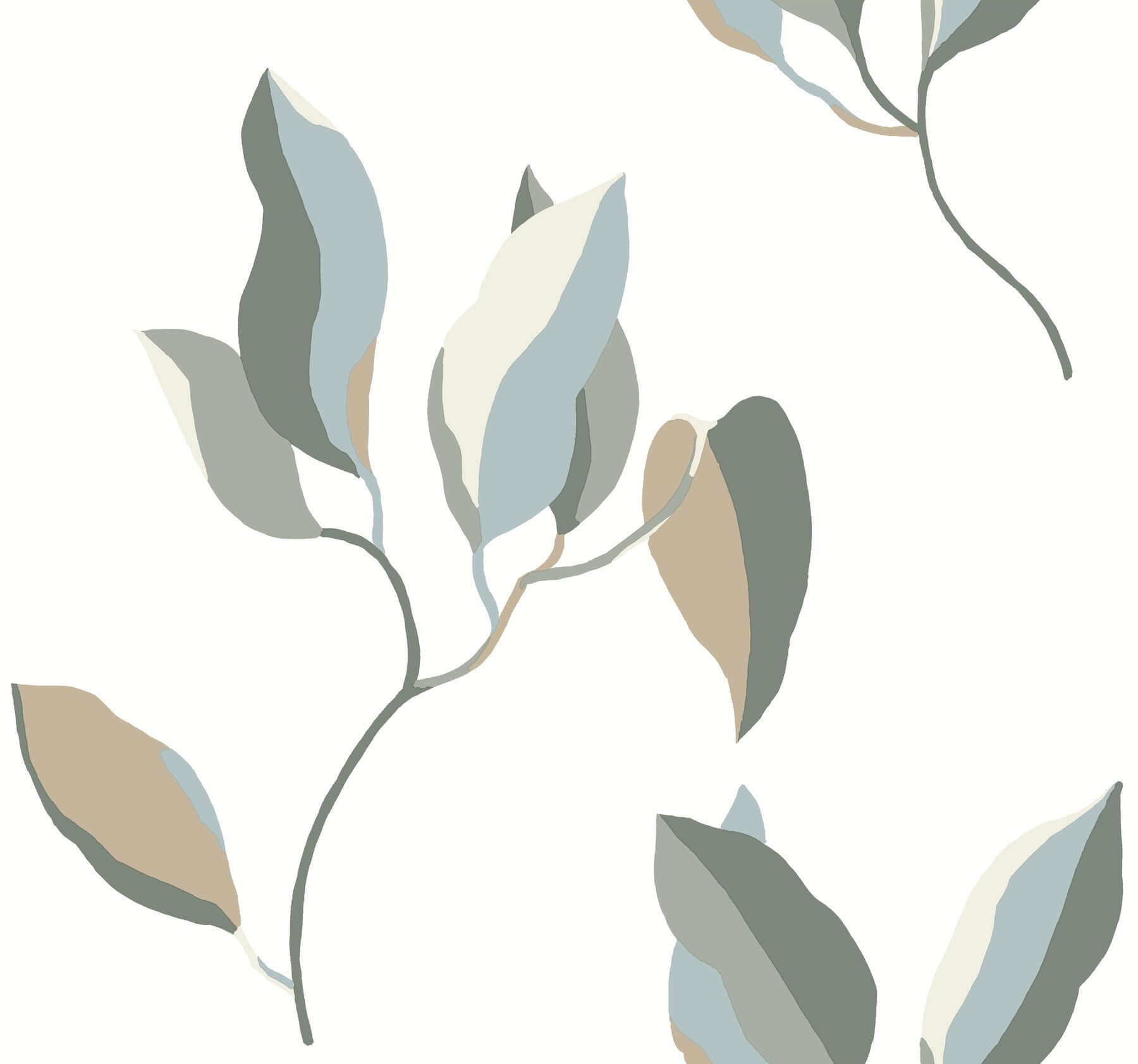 brushwork-branches-mineral-olive-wallpaper-york-wallcoverings-zm2873 - York Wallcoverings Wallpaper