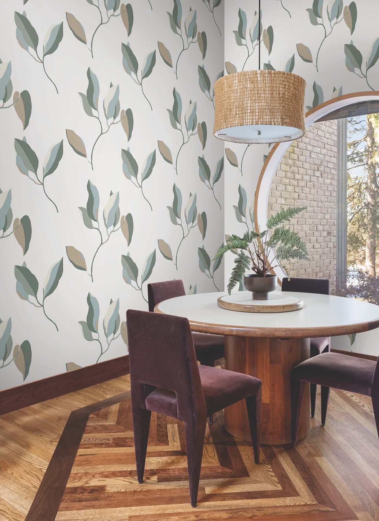 brushwork-branches-mineral-olive-wallpaper-york-wallcoverings-zm2873 - York Wallcoverings Wallpaper