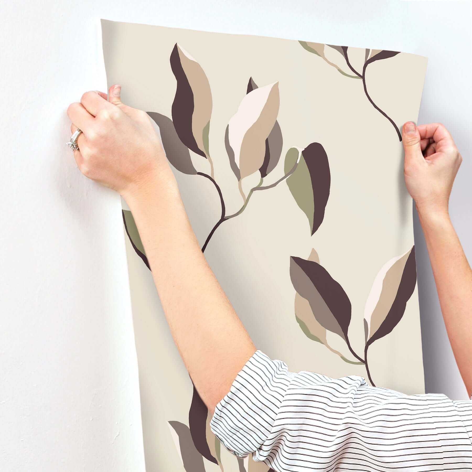 brushwork-branches-violet-wallpaper-york-wallcoverings-zm2875 - York Wallpaper Wallpaper