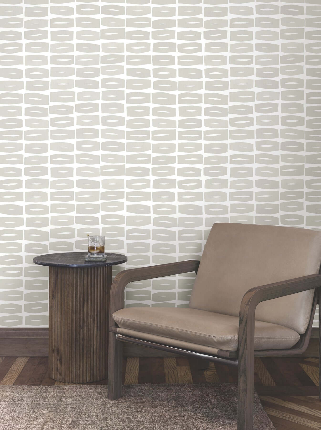 modernist-motif-lichen-grey-wallpaper-york-wallcoverings-zm2863 - York Wallpaper Wallpaper