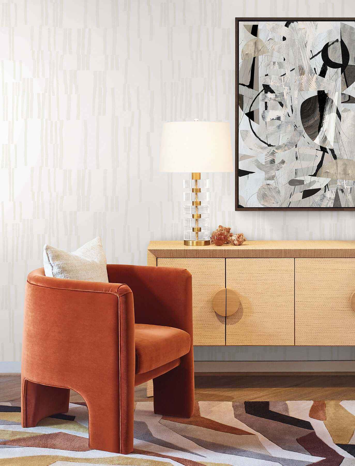 Koso Pearl & White Premium Peel + Stick Wallpaper - York Wallcoverings - PSW1660RL