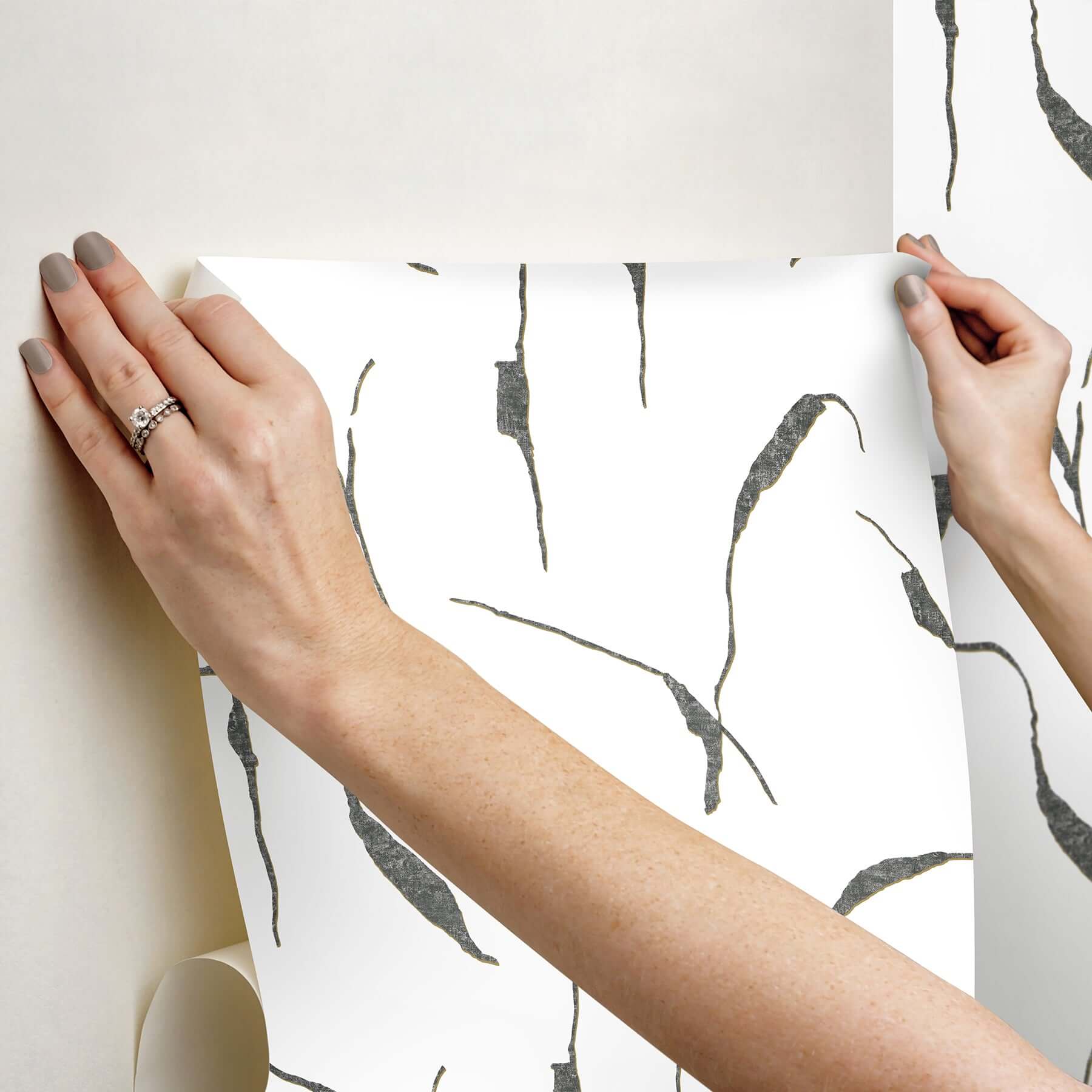 ivory-coast-black-gold-premium-peel-stick-wallpaper-york-wallcoverings-psw1652rl - York Wallcoverings Wallpaper