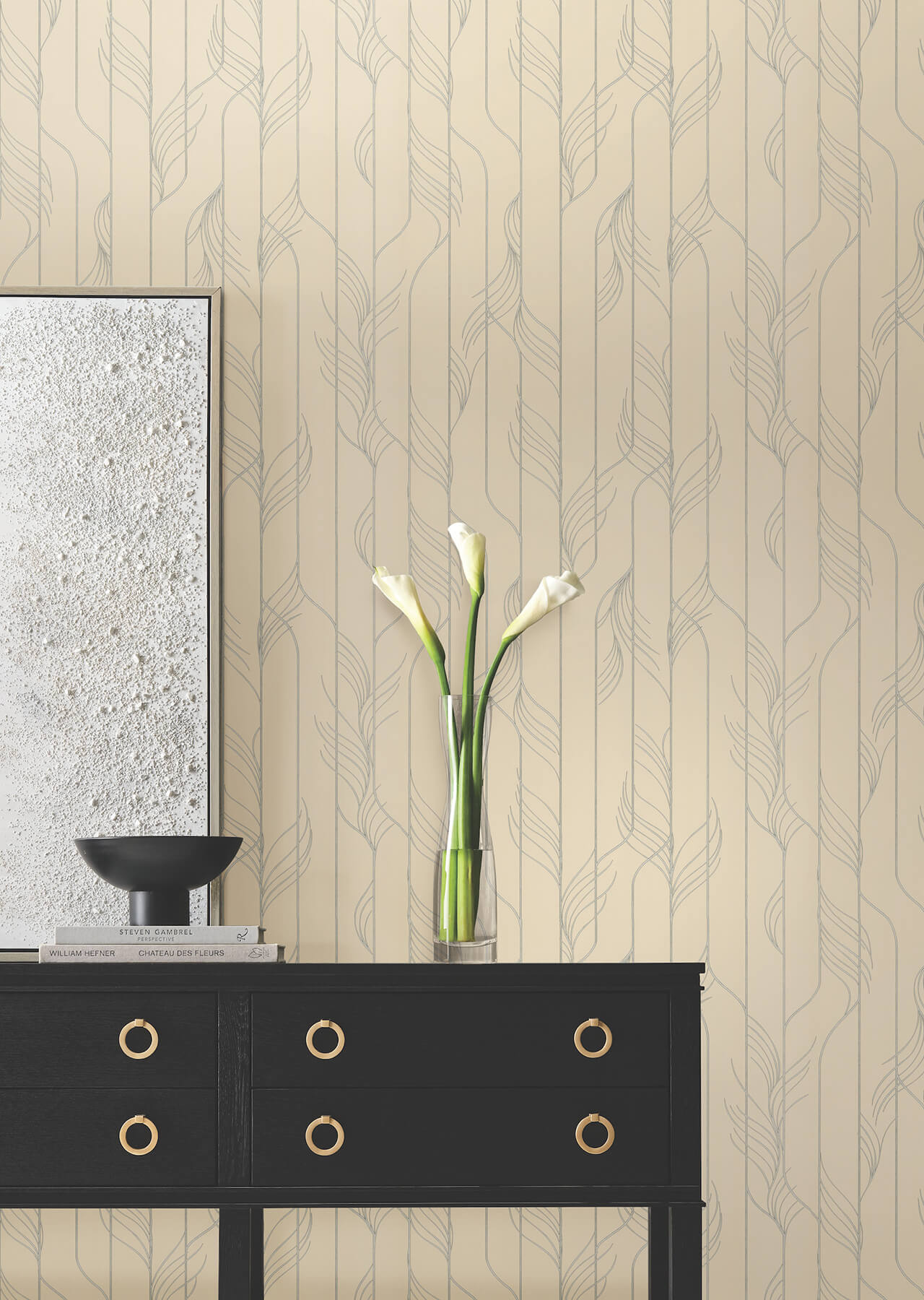 elemental-thread-neutral-pearl-silver-wallpaper-york-wallcoverings-df3303 - York Wallpaper Wallpaper