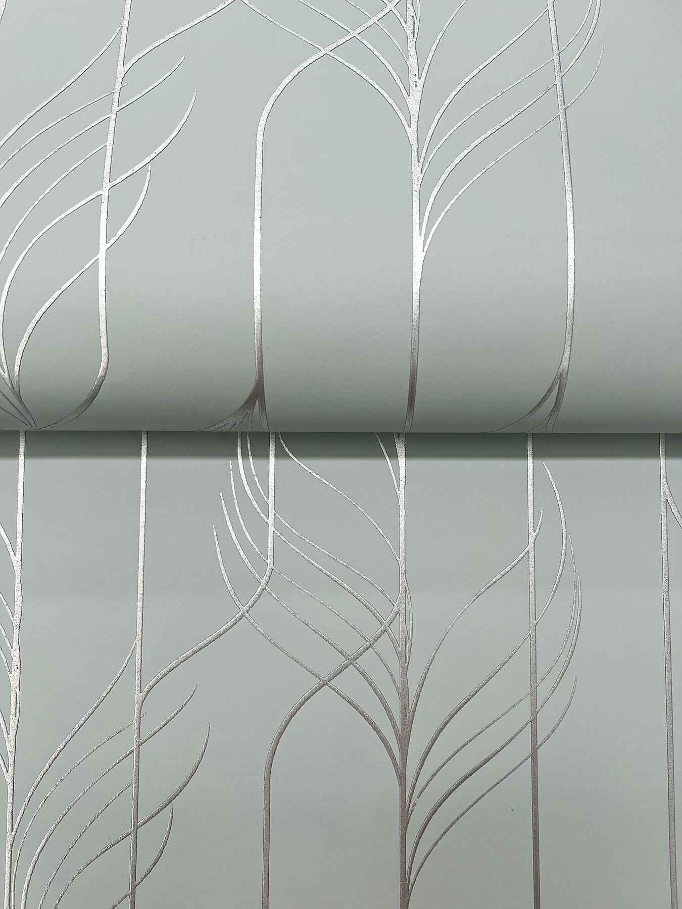 Elemental Thread Blue & Silver Wallpaper - York Wallcoverings - DF3304 - York Wallcoverings Wallpaper