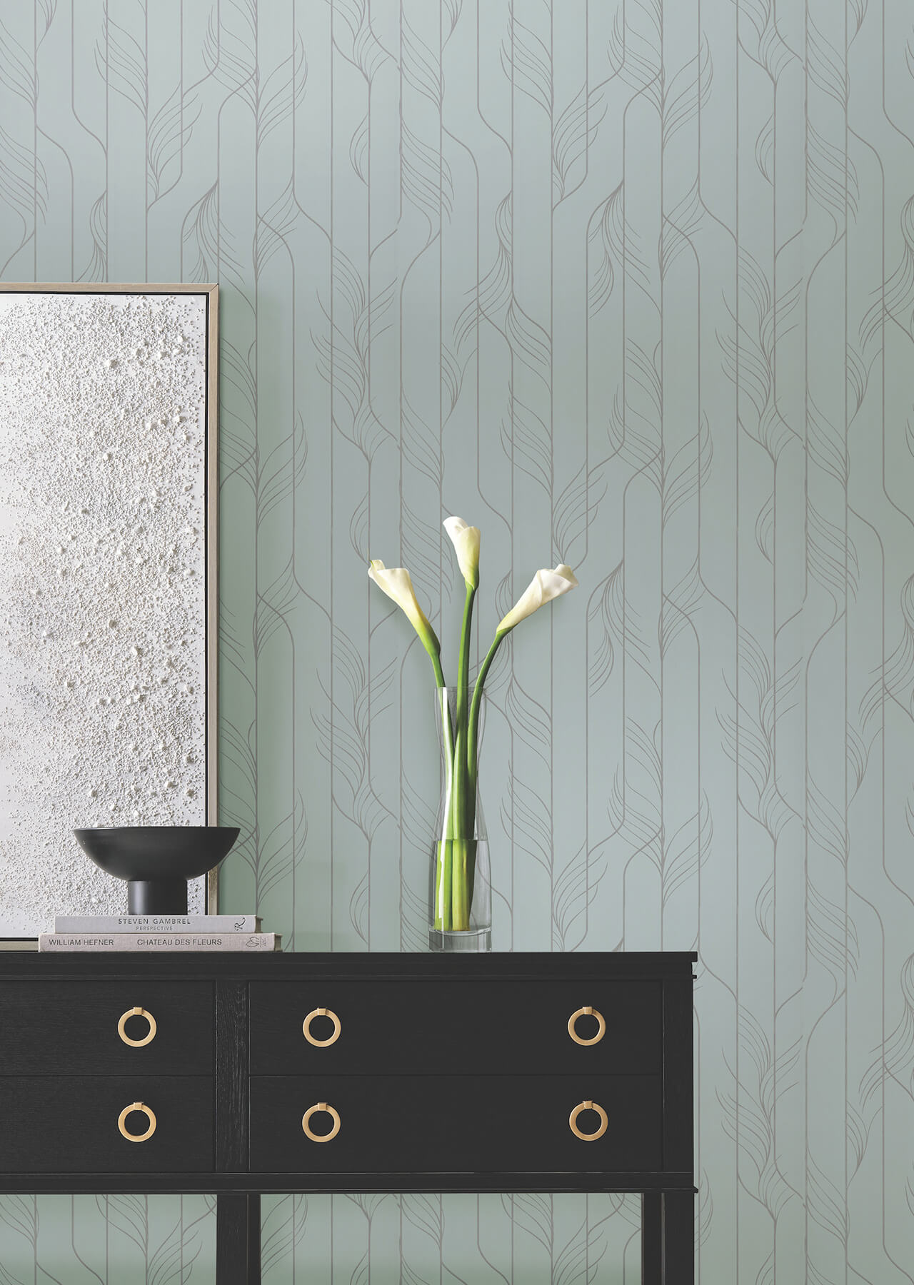 elemental-thread-blue-silver-wallpaper-york-wallcoverings-df3304 - York Wallcoverings Wallpaper
