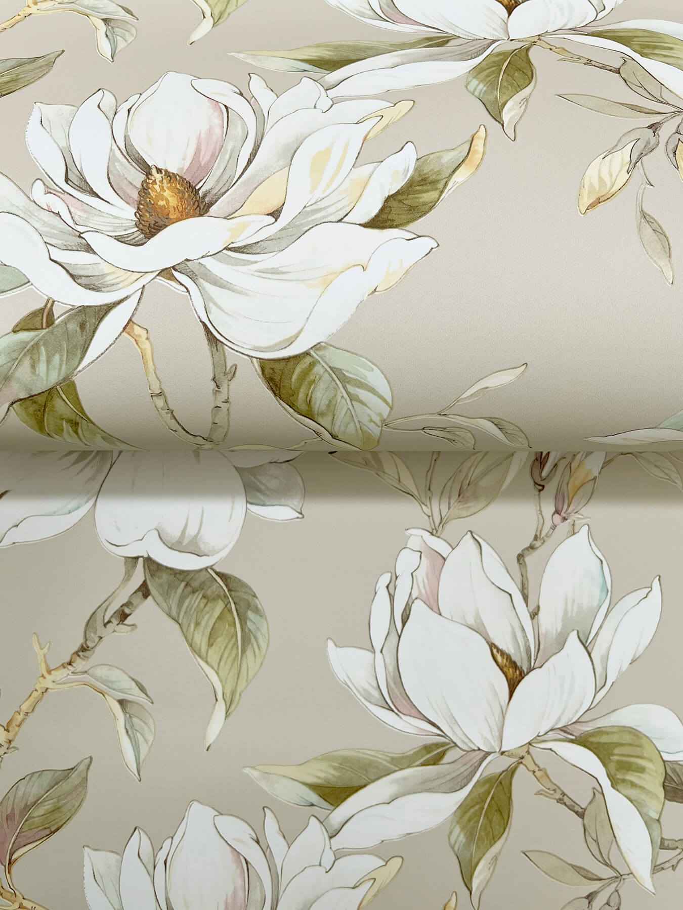 Garden Jewels Linen Wallpaper - York Wallcoverings - DF3312 - York Wallcoverings Wallpaper