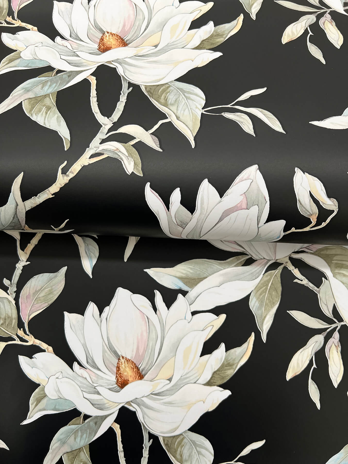 garden-jewels-black-wallpaper-york-wallcoverings-df3313 - York Wallpaper Wallpaper
