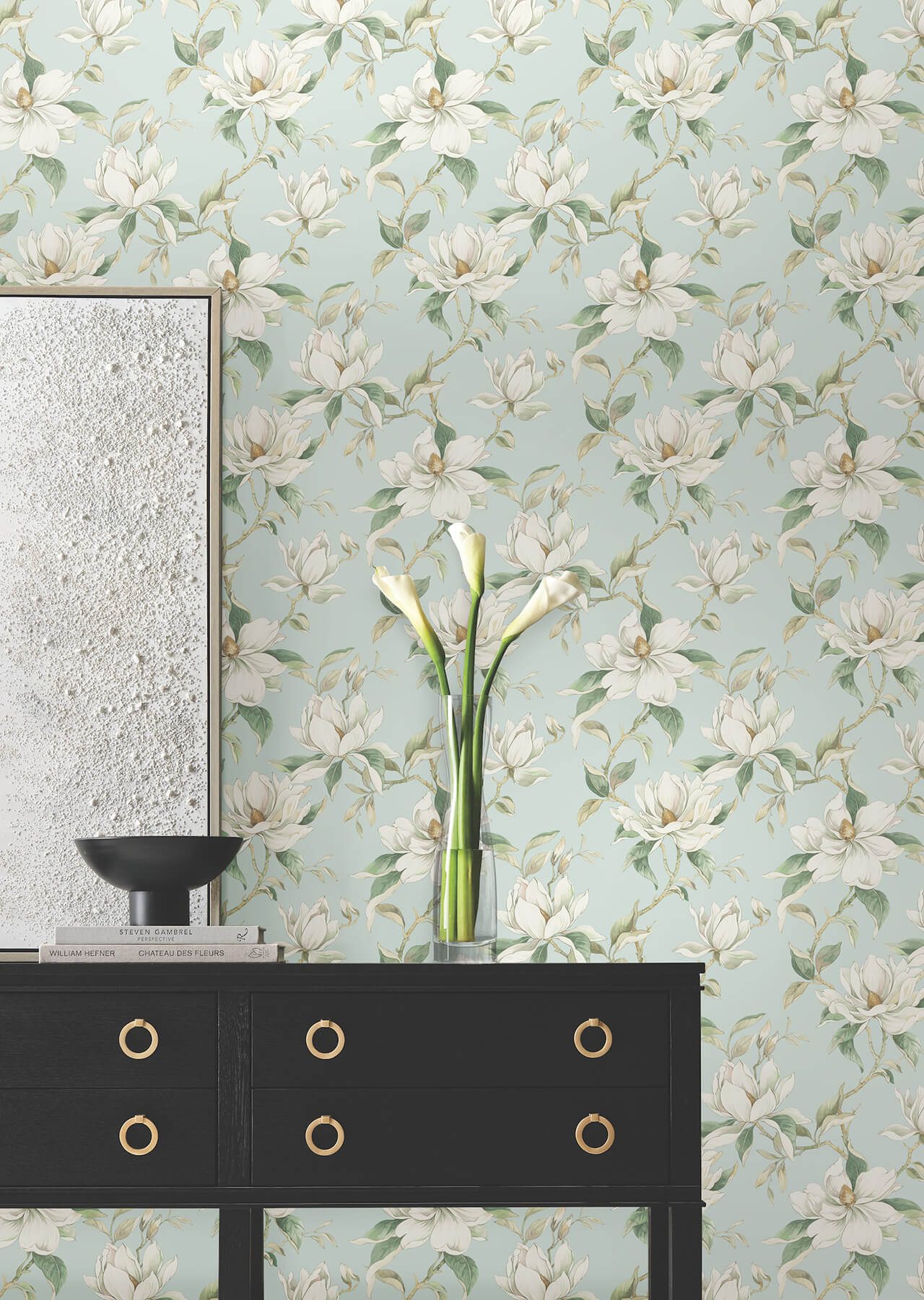 garden-jewels-spa-wallpaper-york-wallcoverings-df3315 - York Wallcoverings Wallpaper