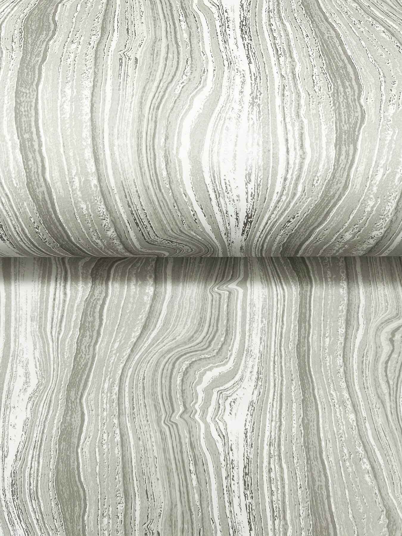 Mineral Shimmer Gray & Pearl Wallpaper - York Wallcoverings - DF3323
