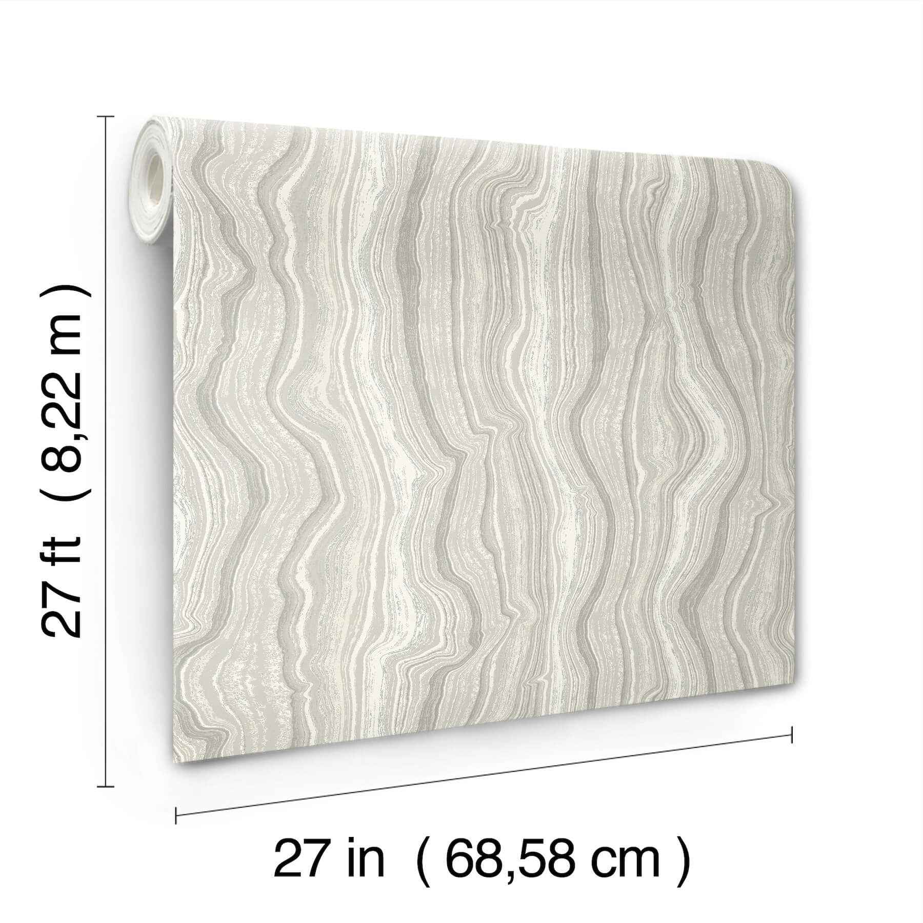 Mineral Shimmer Gray & Pearl Wallpaper - York Wallcoverings - DF3323 - York Wallcoverings Wallpaper