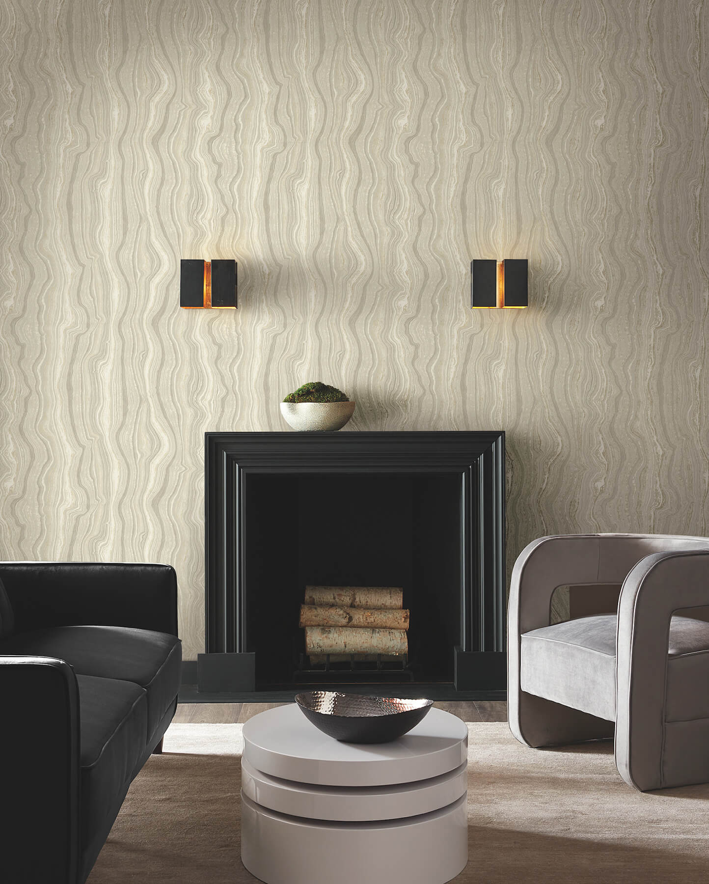 mineral-shimmer-warm-neutral-pearl-wallpaper-york-wallcoverings-df3324 - York Wallcoverings Wallpaper