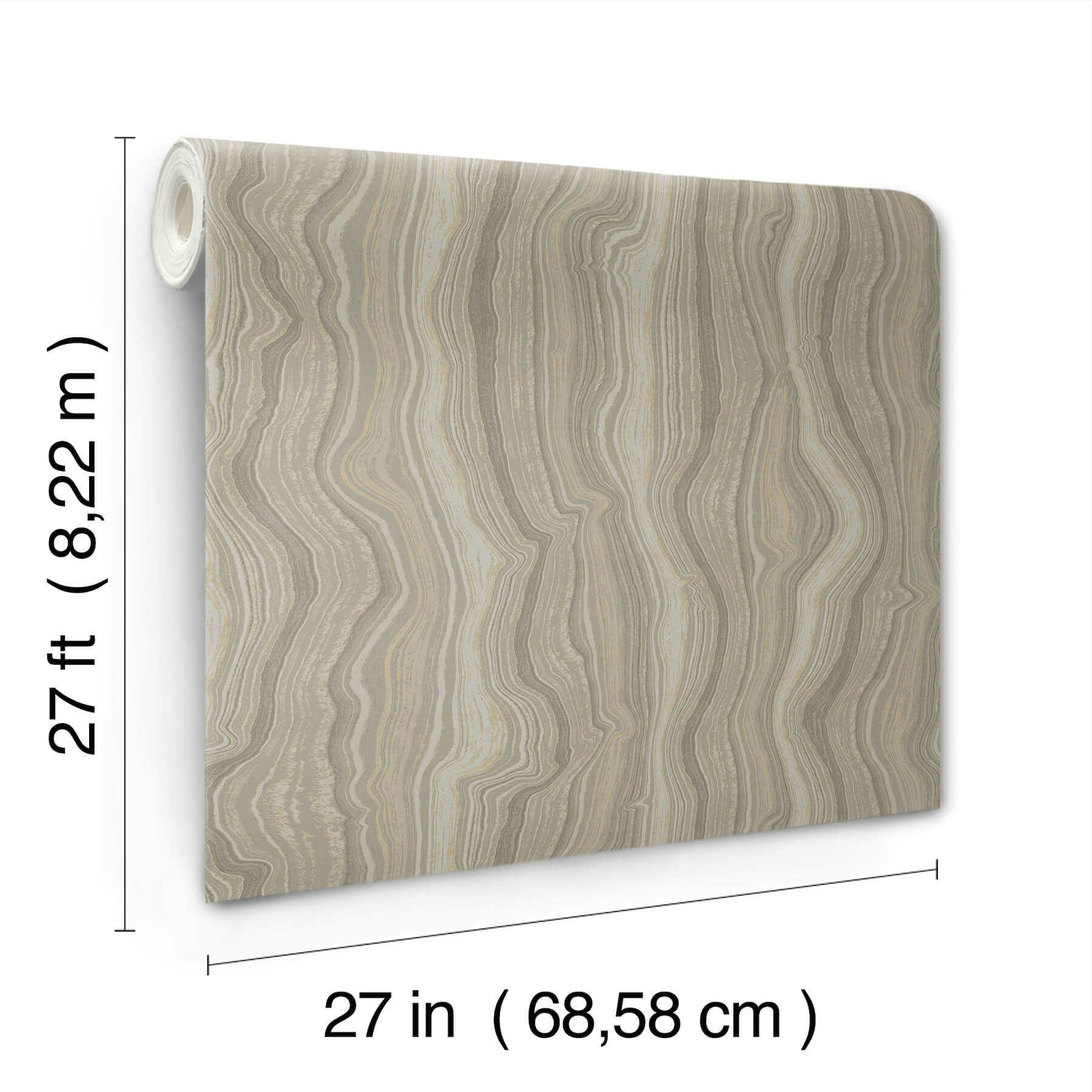mineral-shimmer-taupe-pearl-wallpaper-york-wallcoverings-df3325 - York Wallcoverings Wallpaper