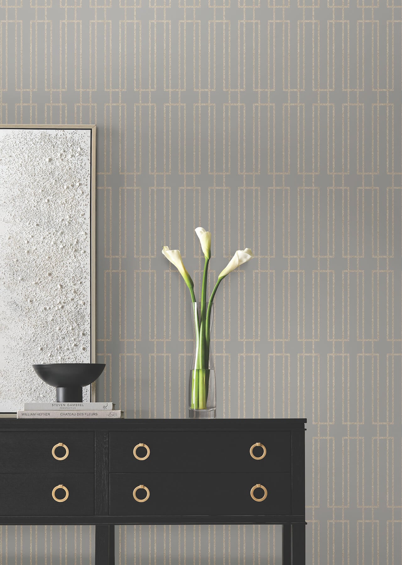 terrace-taupe-wallpaper-york-wallcoverings-df3327 - York Wallcoverings Wallpaper