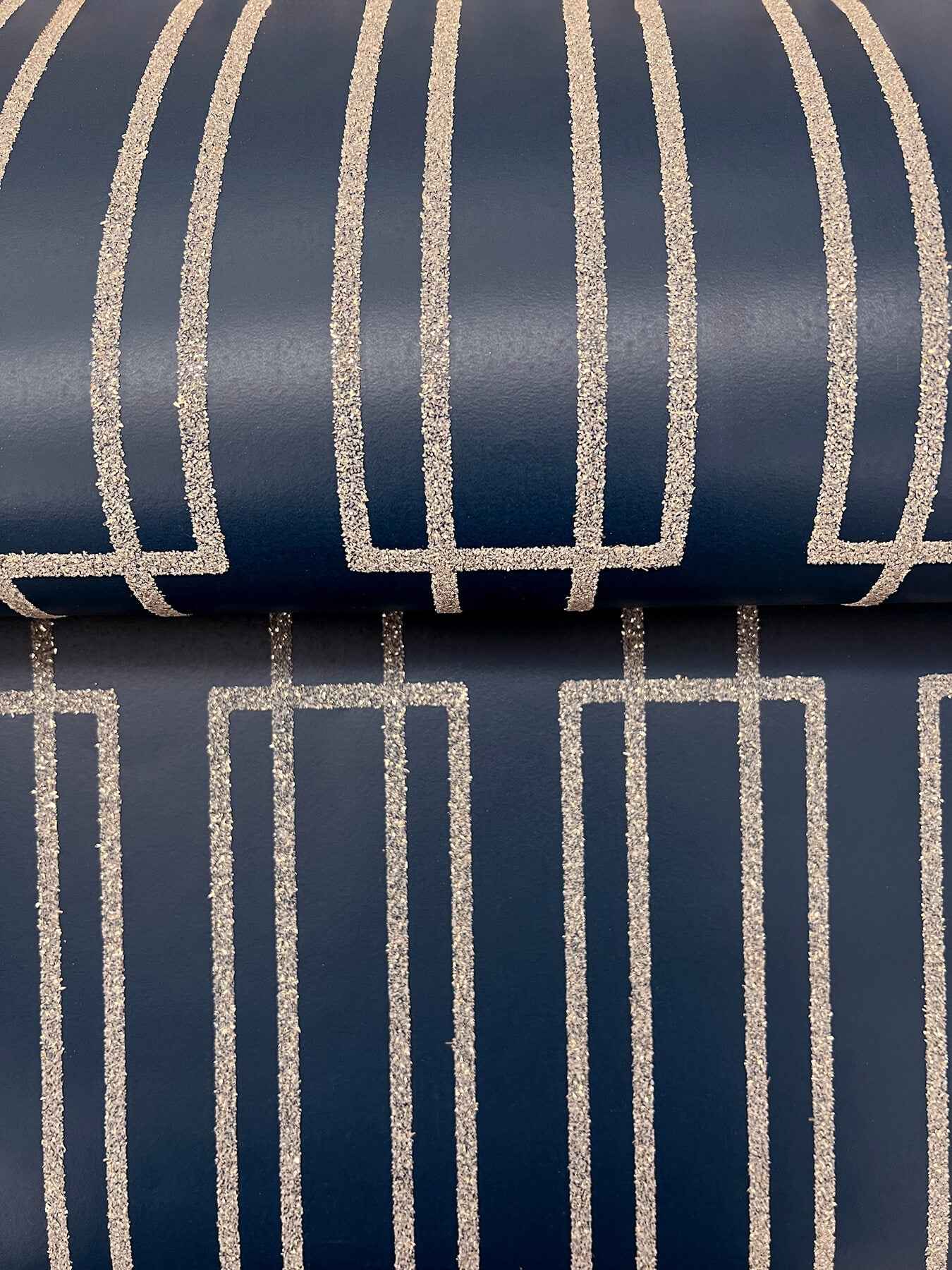Terrace Navy Wallpaper - York Wallcoverings - DF3329