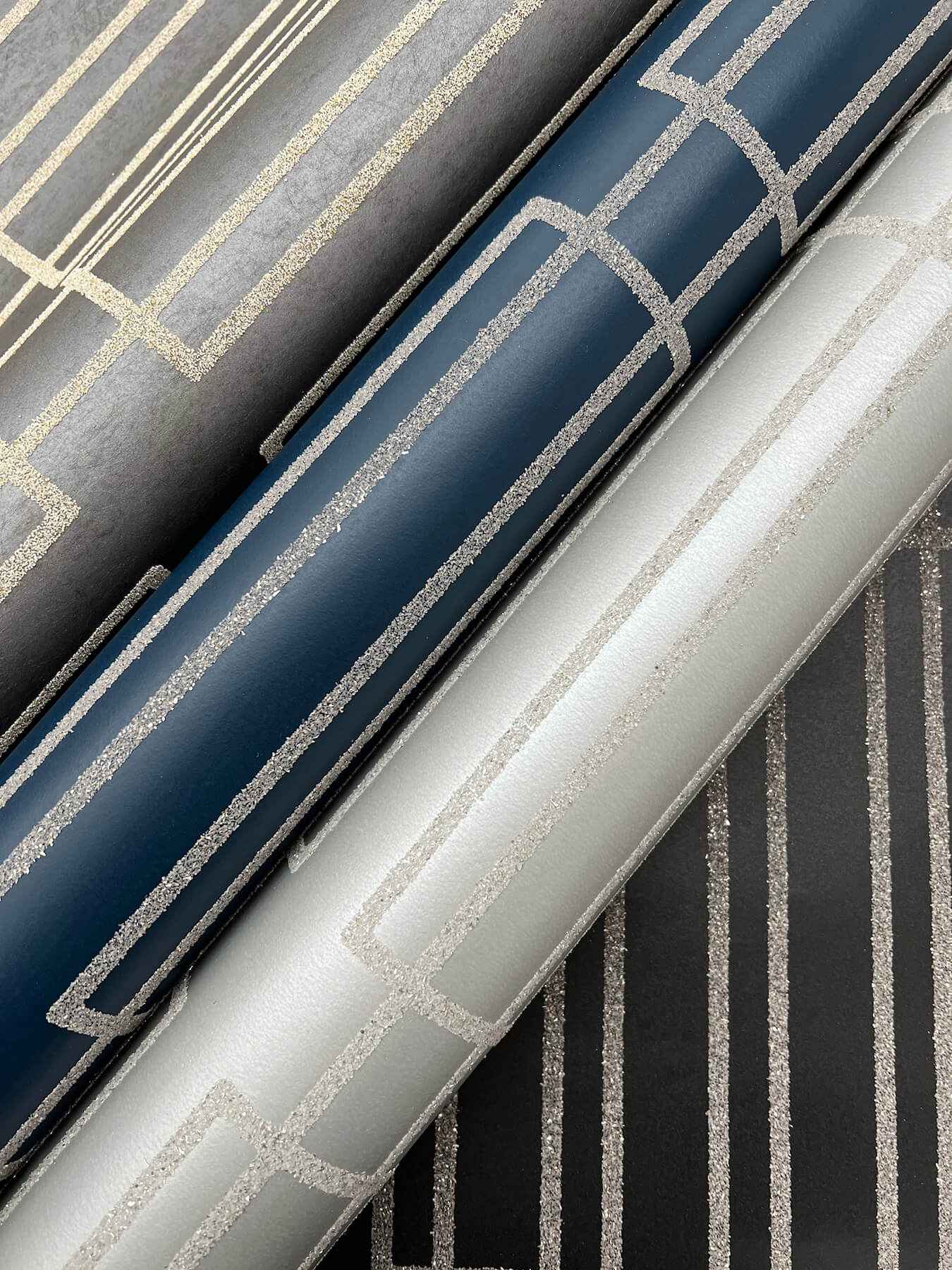 Terrace Navy Wallpaper - York Wallcoverings - DF3329 - York Wallcoverings Wallpaper