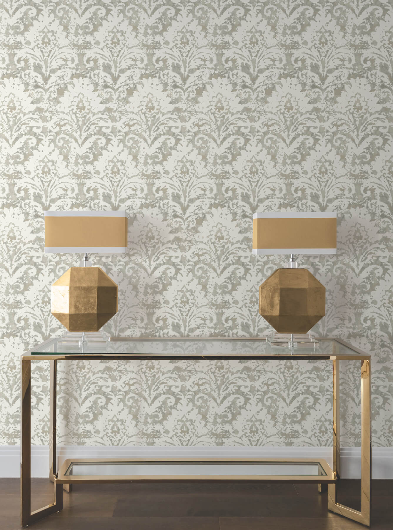 velvet-crush-damask-soft-neutral-pearl-wallpaper-york-wallcoverings-df3333 - York Wallcoverings Wallpaper
