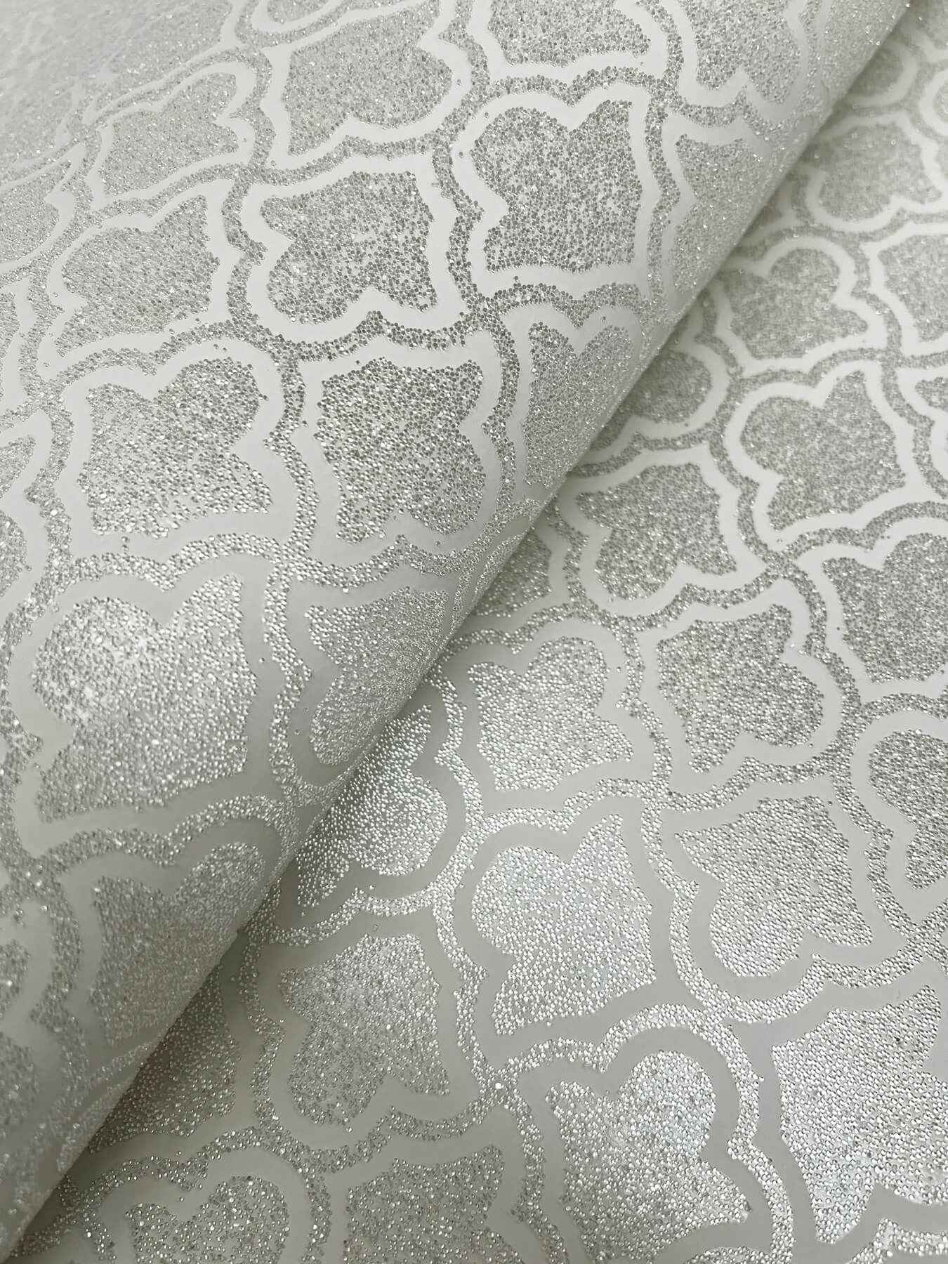 Uptown Glam Beige Wallpaper - York Wallcoverings - DF3337