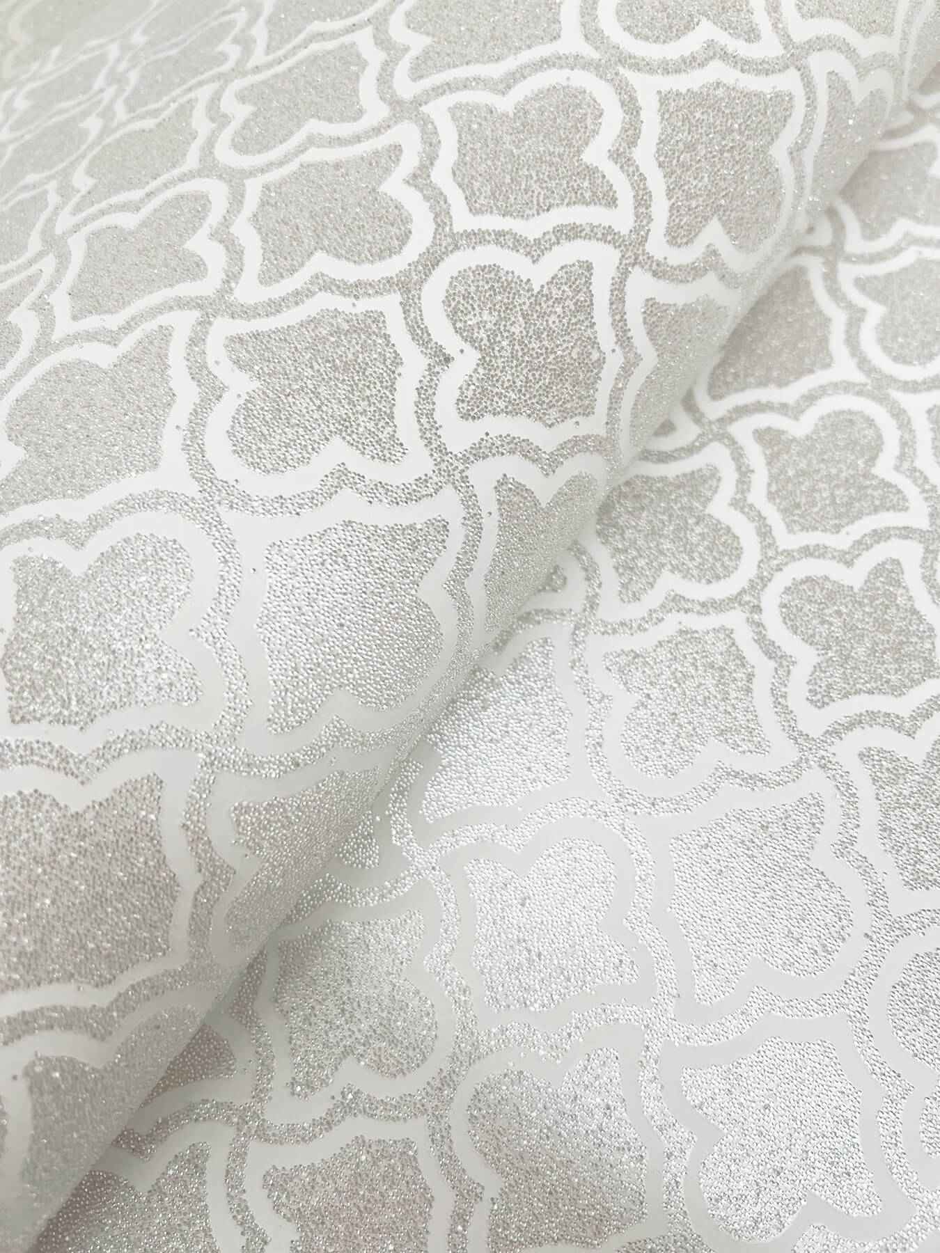 Uptown Glam White Wallpaper - York Wallcoverings - DF3339 - York Wallcoverings Wallpaper