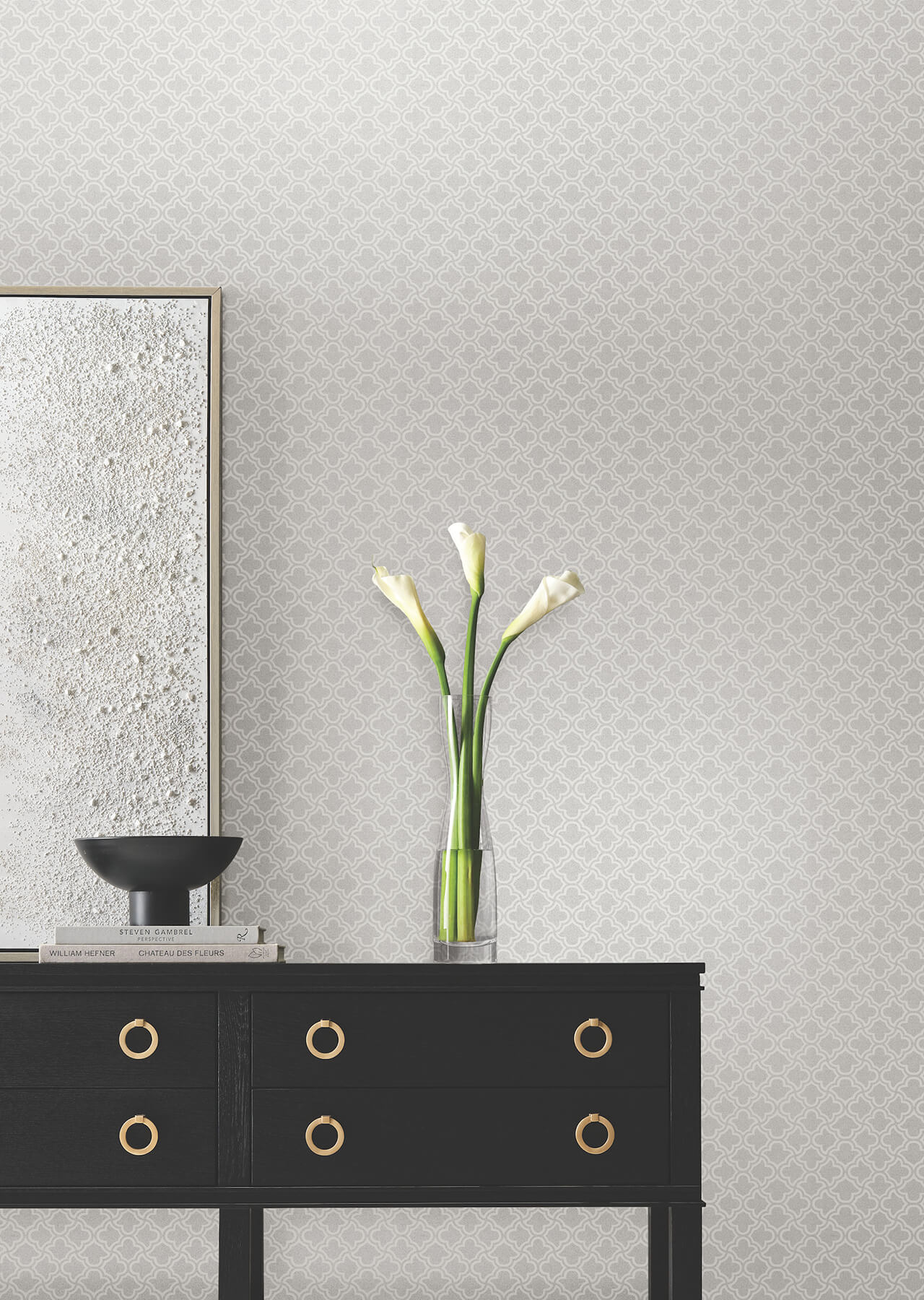 uptown-glam-white-wallpaper-york-wallcoverings-df3339 - York Wallcoverings Wallpaper